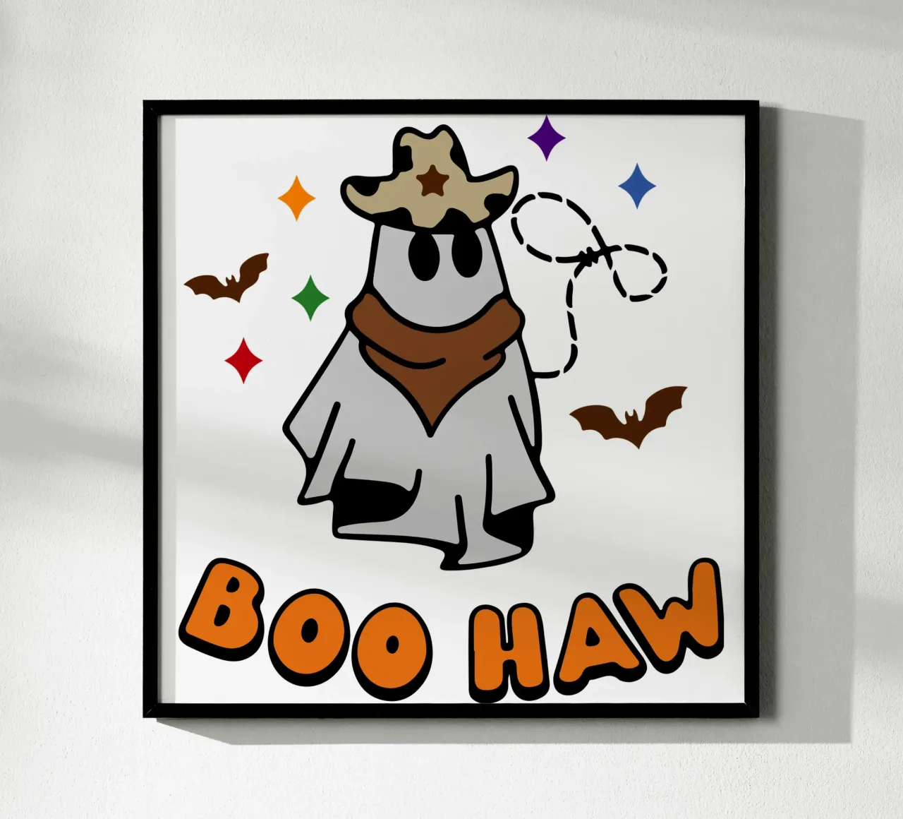 cowboy boo haw poster da ersanim