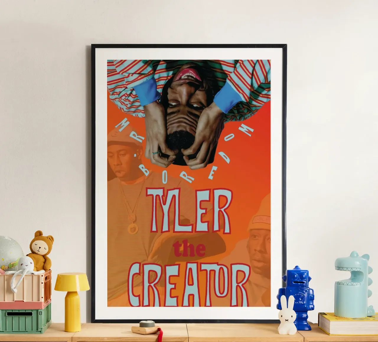 MR. BOREDOM Poster poster con telaio in plastica da edanfargol