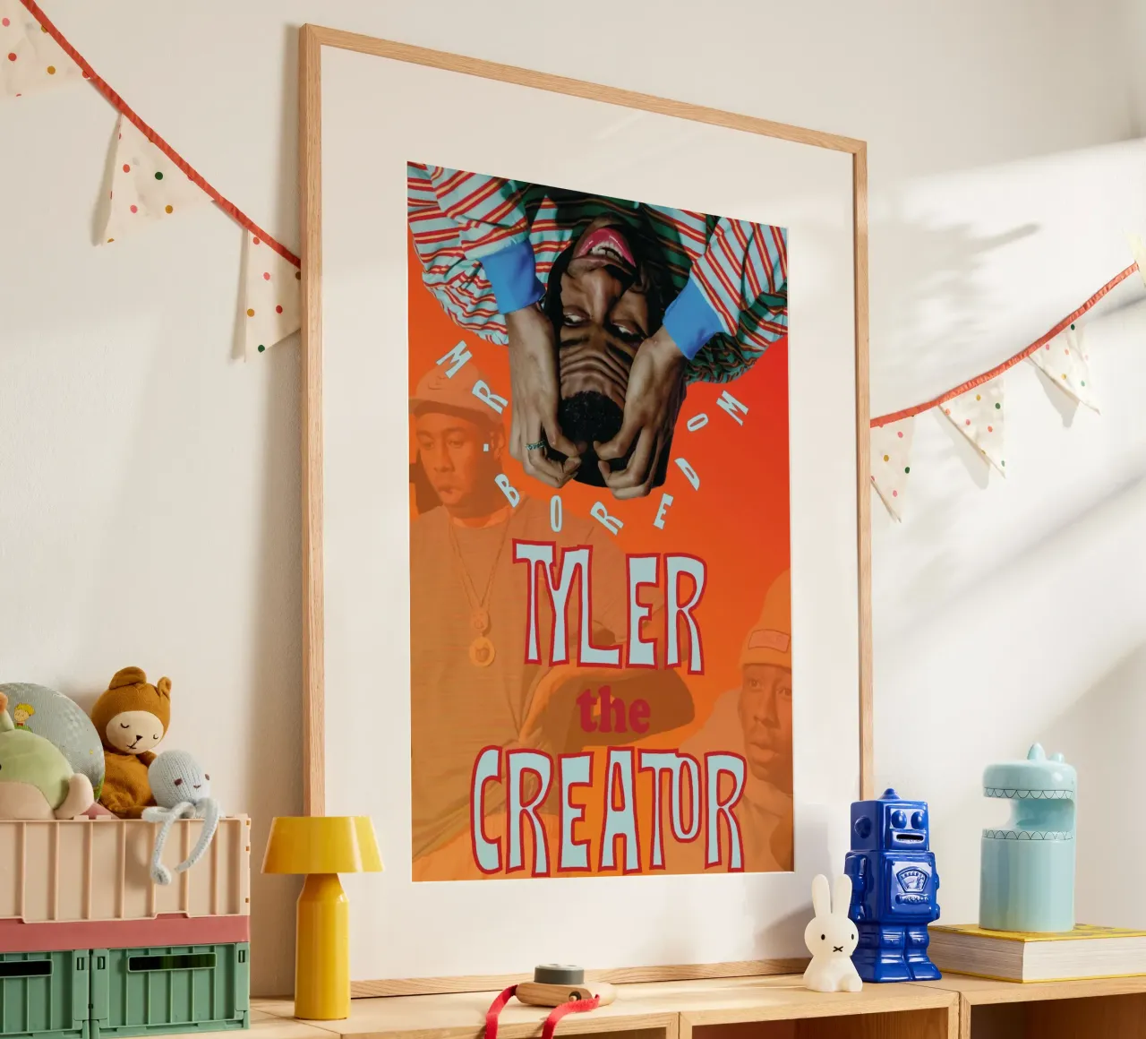 MR. BOREDOM Poster poster con telaio in plastica da edanfargol