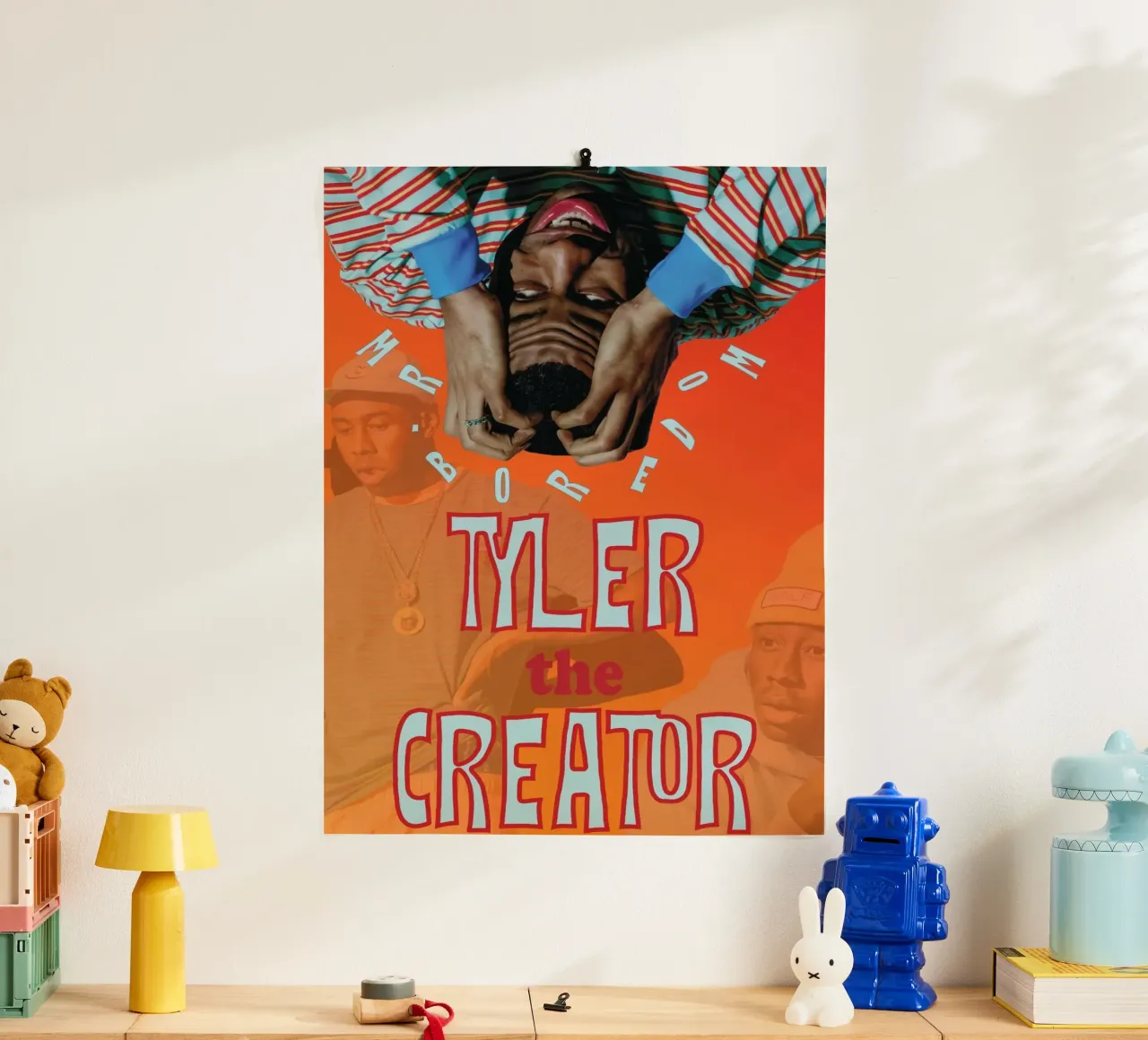 MR. BOREDOM Poster poster con telaio in plastica da edanfargol