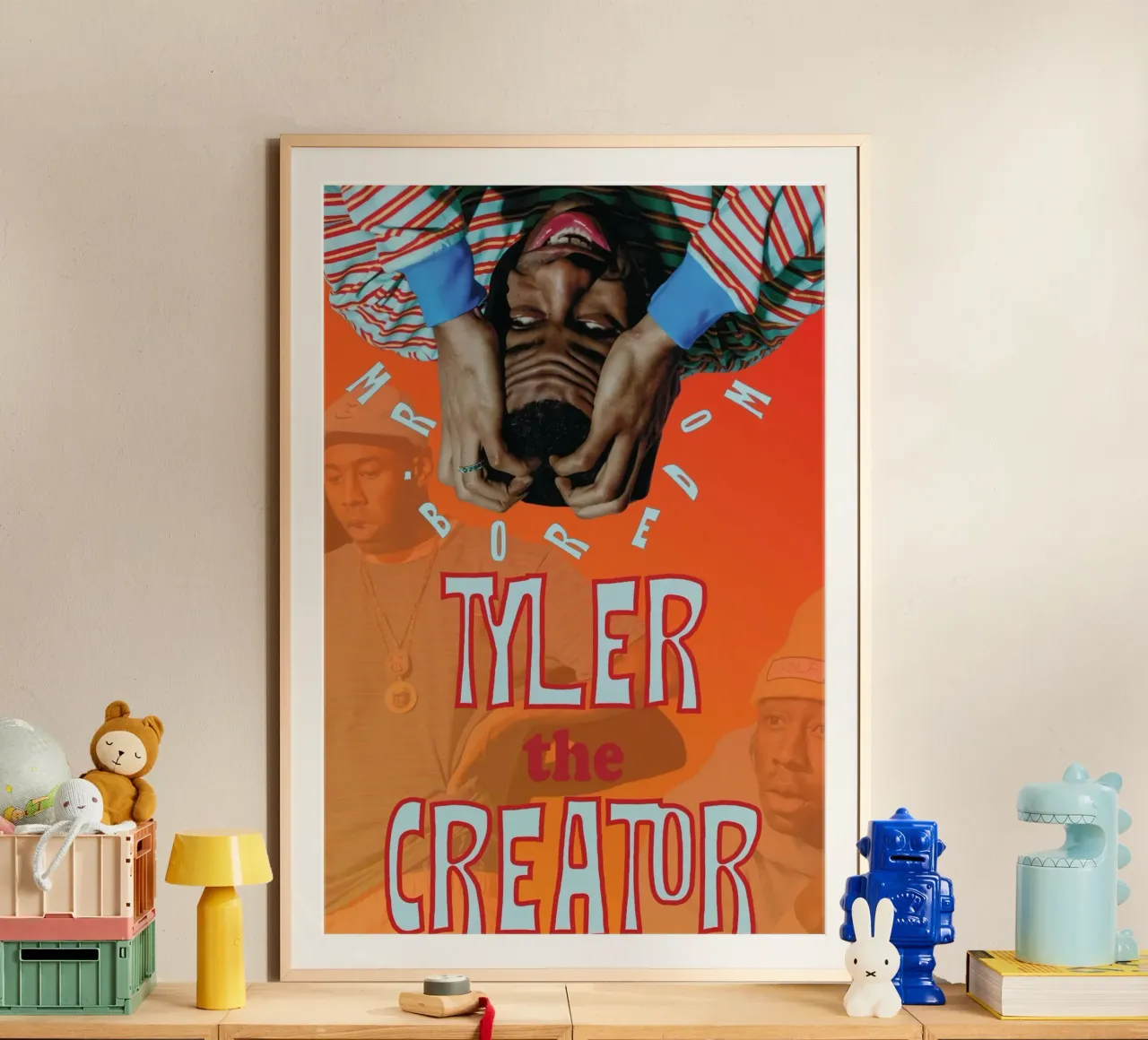 MR. BOREDOM Poster poster con telaio in plastica da edanfargol