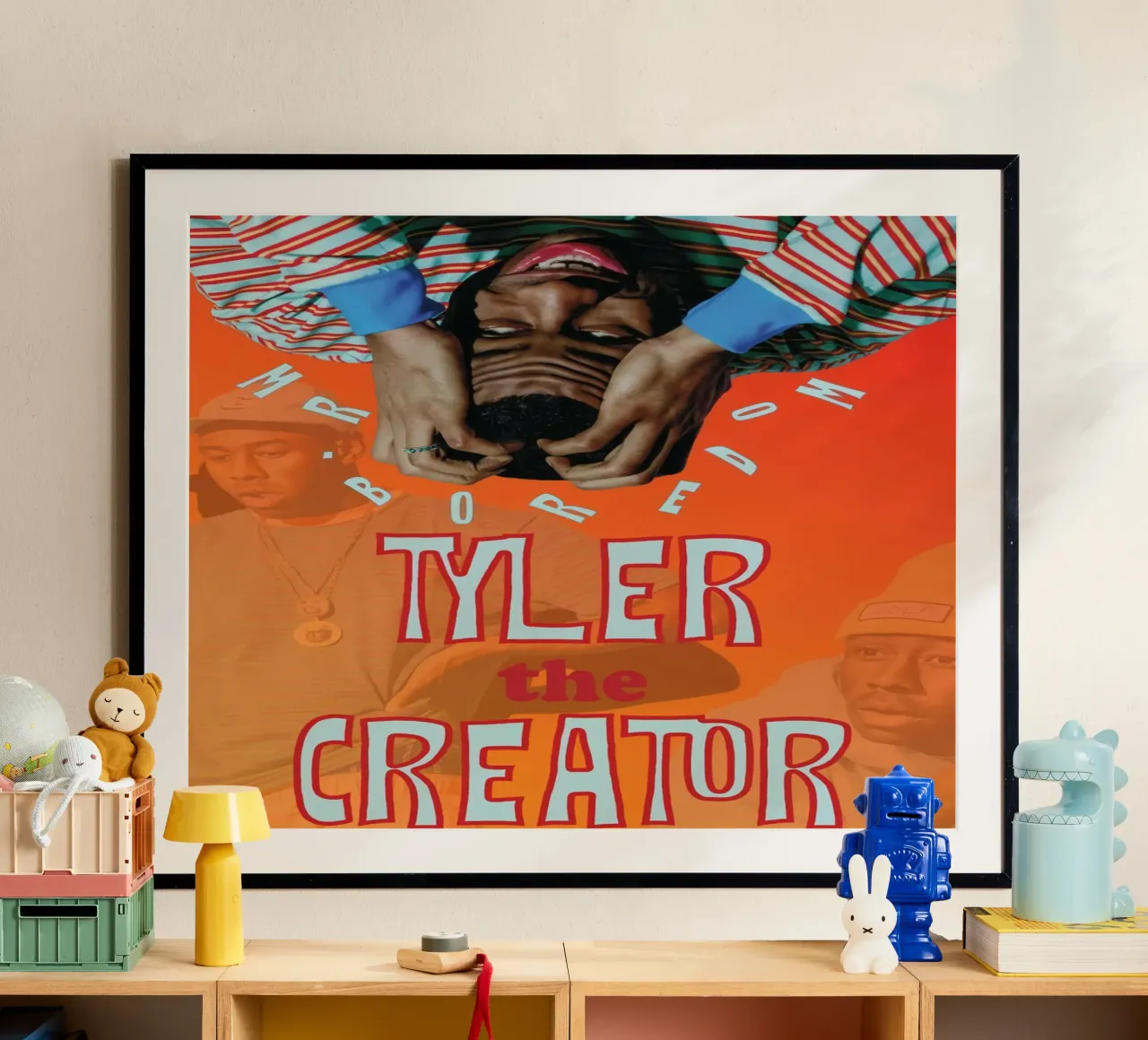 MR. BOREDOM Poster poster con telaio in plastica da edanfargol