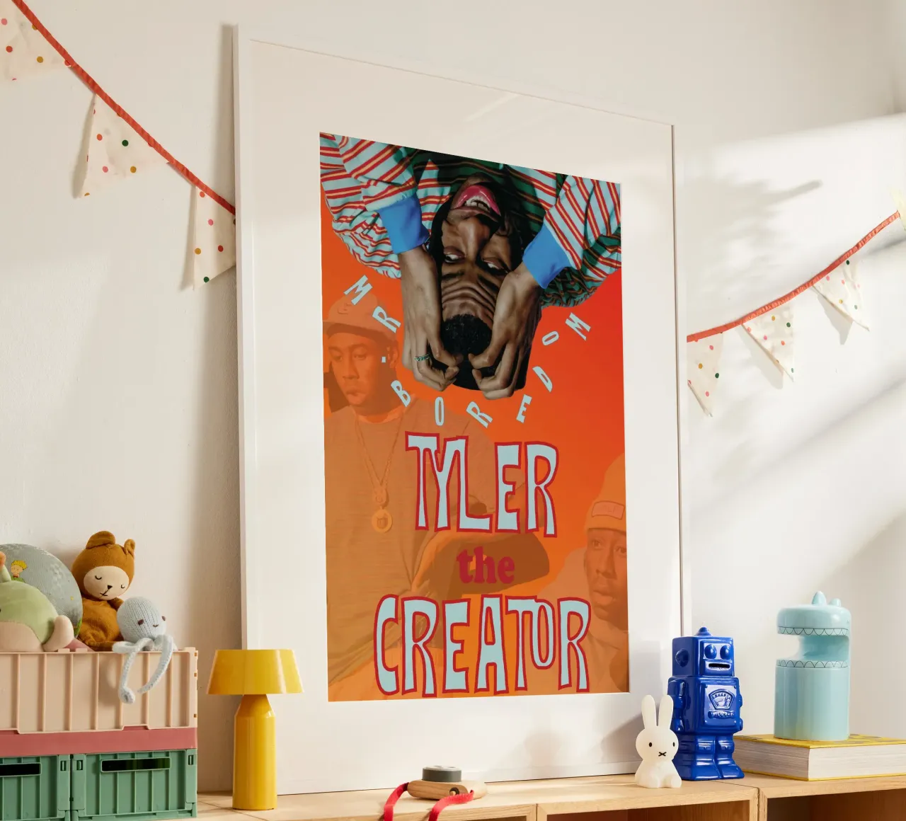 MR. BOREDOM Poster poster con telaio in plastica da edanfargol