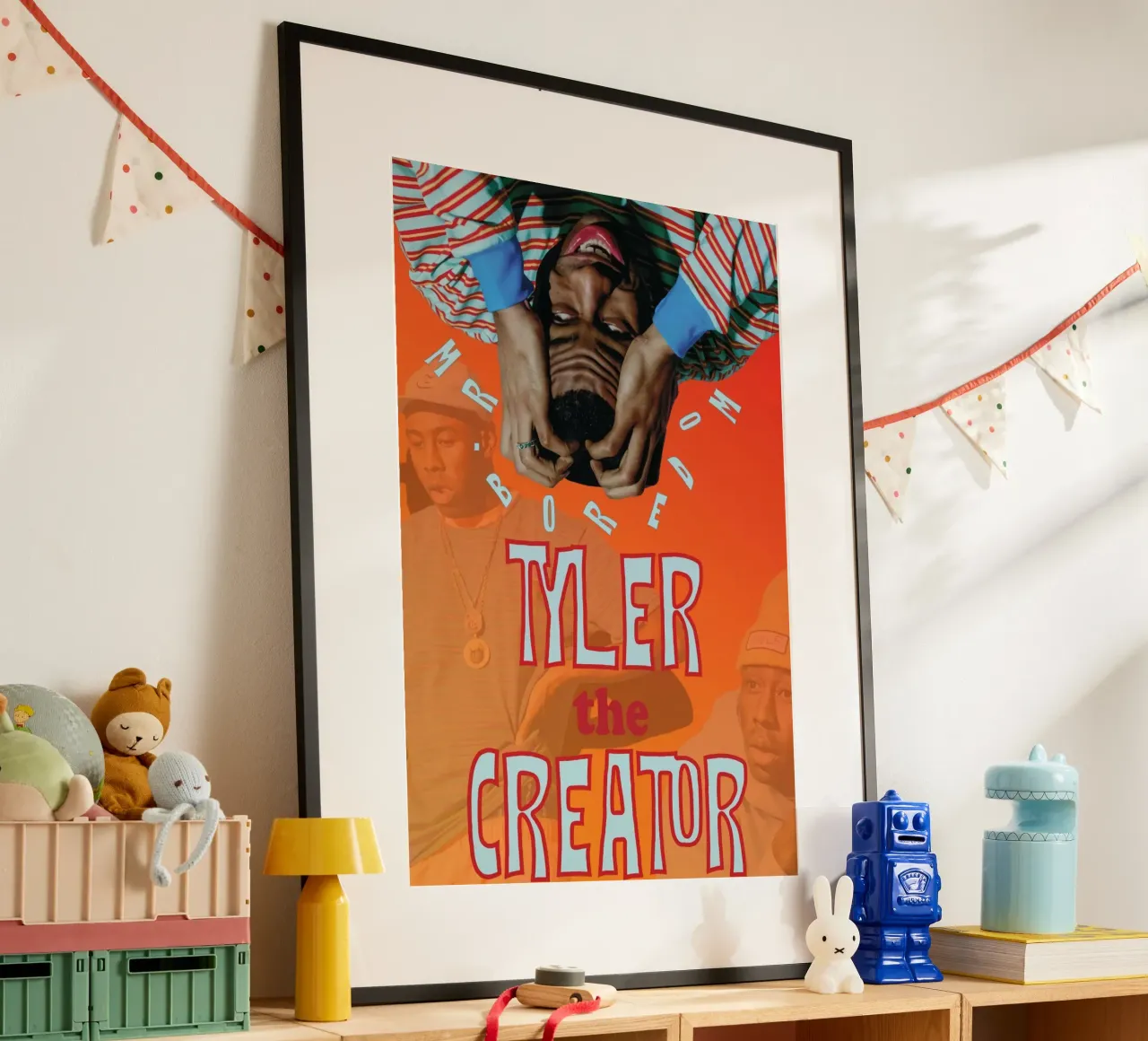 MR. BOREDOM Poster poster con telaio in plastica da edanfargol