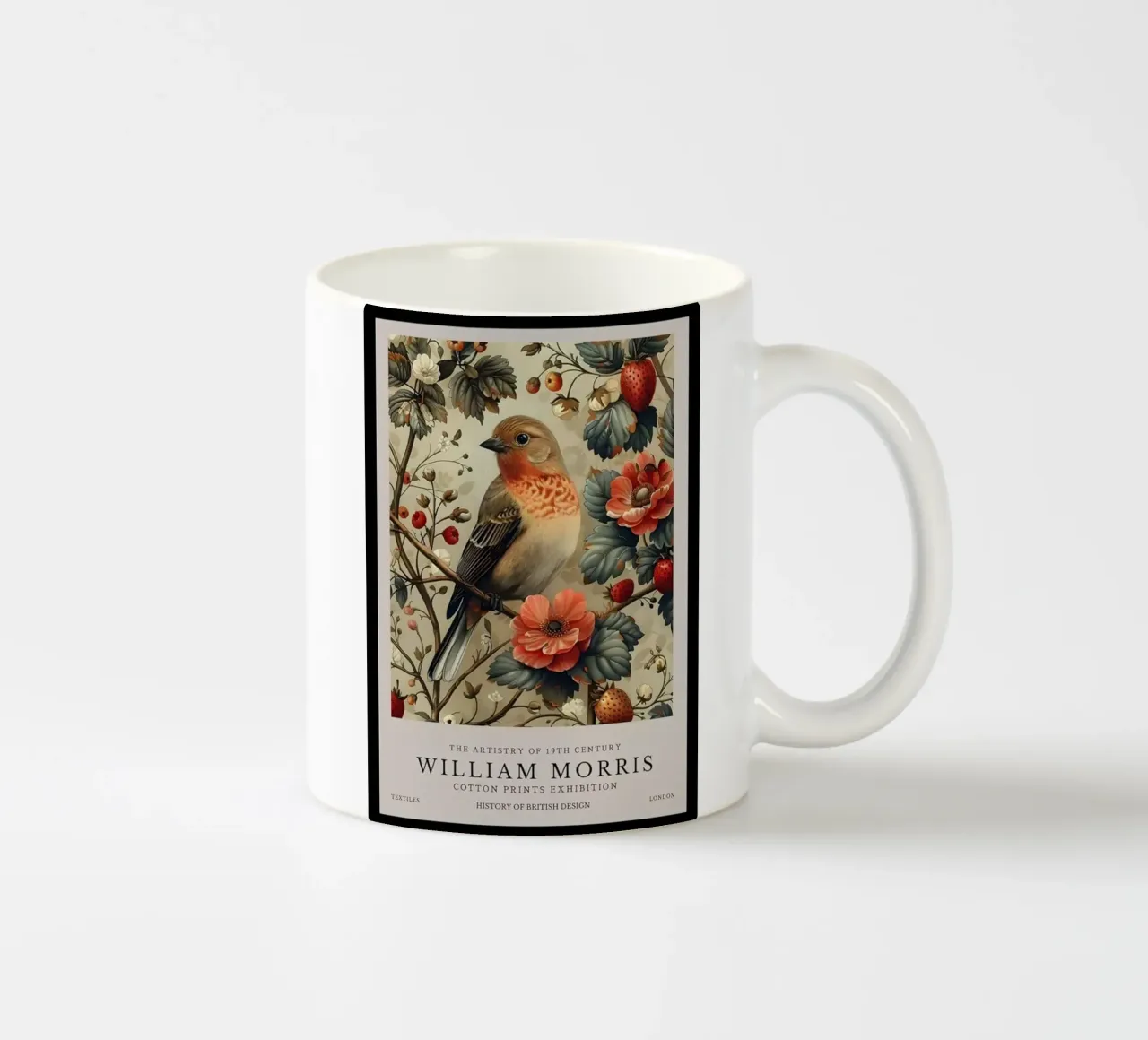 William Morris ceramic mug by guduengiseng