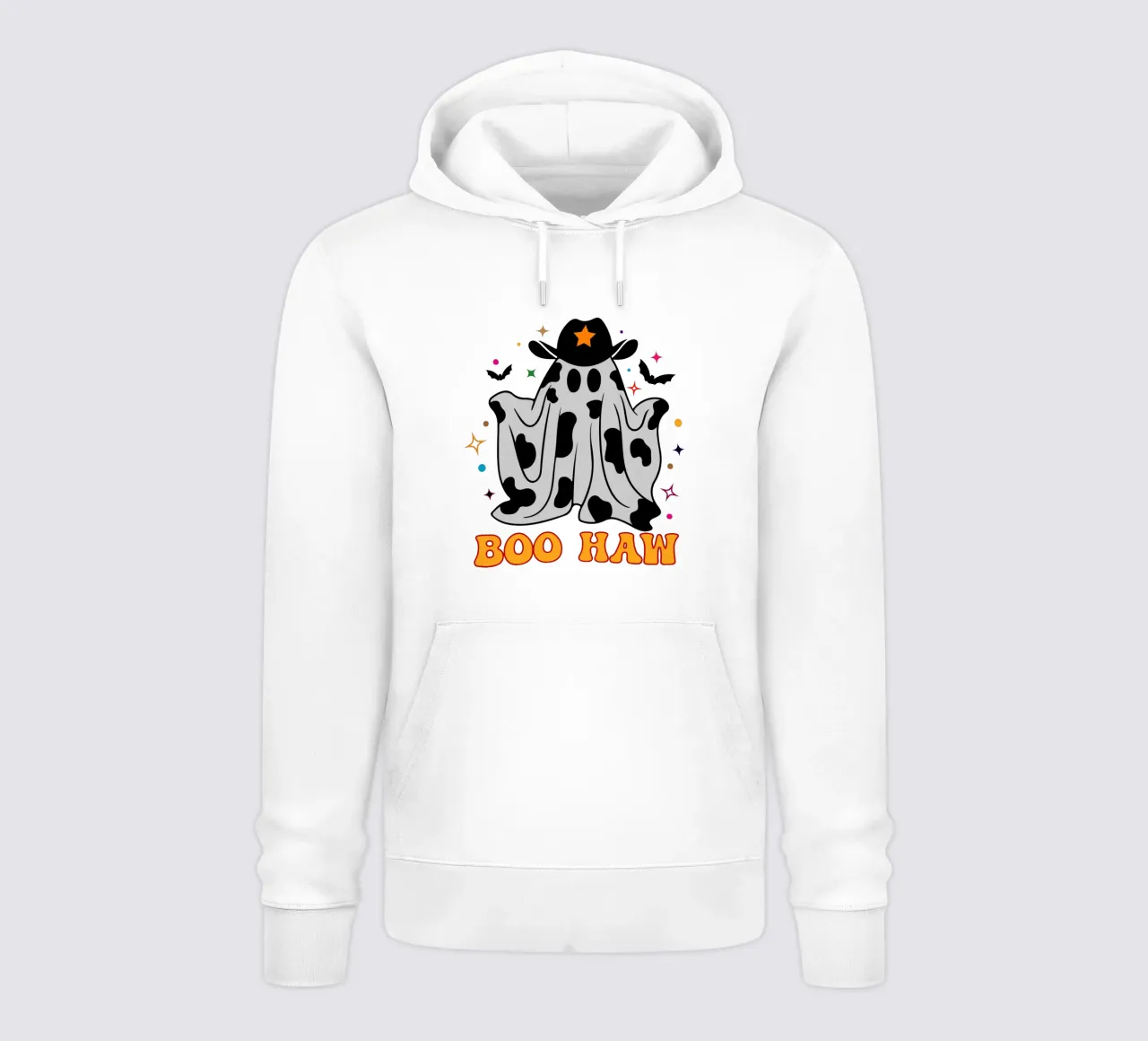 boo haw funny halloween felpa con cappuccio da ersanim