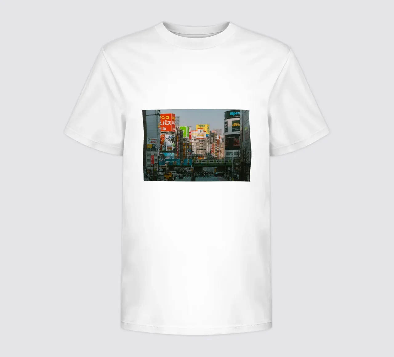 Sera di Shinjuku, Tokyo t-shirt bambini da Marcel Bisig