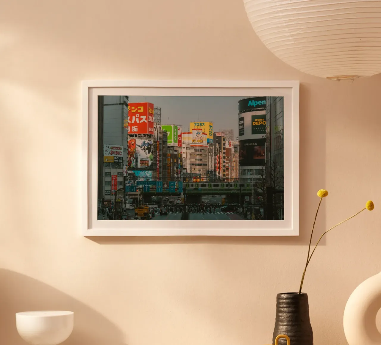 Shinjuku-Abend, Tokio Hahnemühle von Marcel Bisig