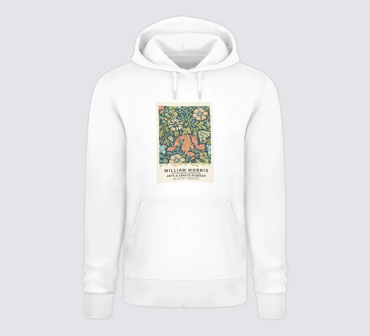 William Morris exhibition sudadera con capucha de guduengiseng