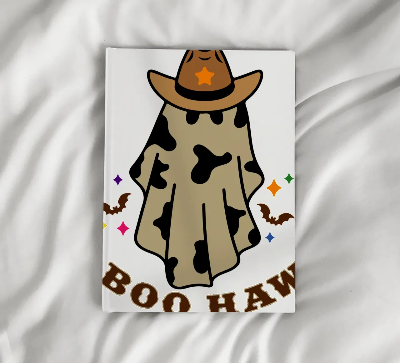 boo haw funny vector notebook by ersanim