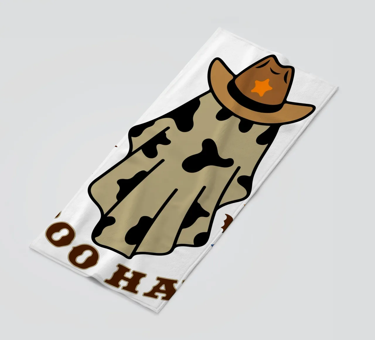 boo haw funny vector toalla de playa de ersanim