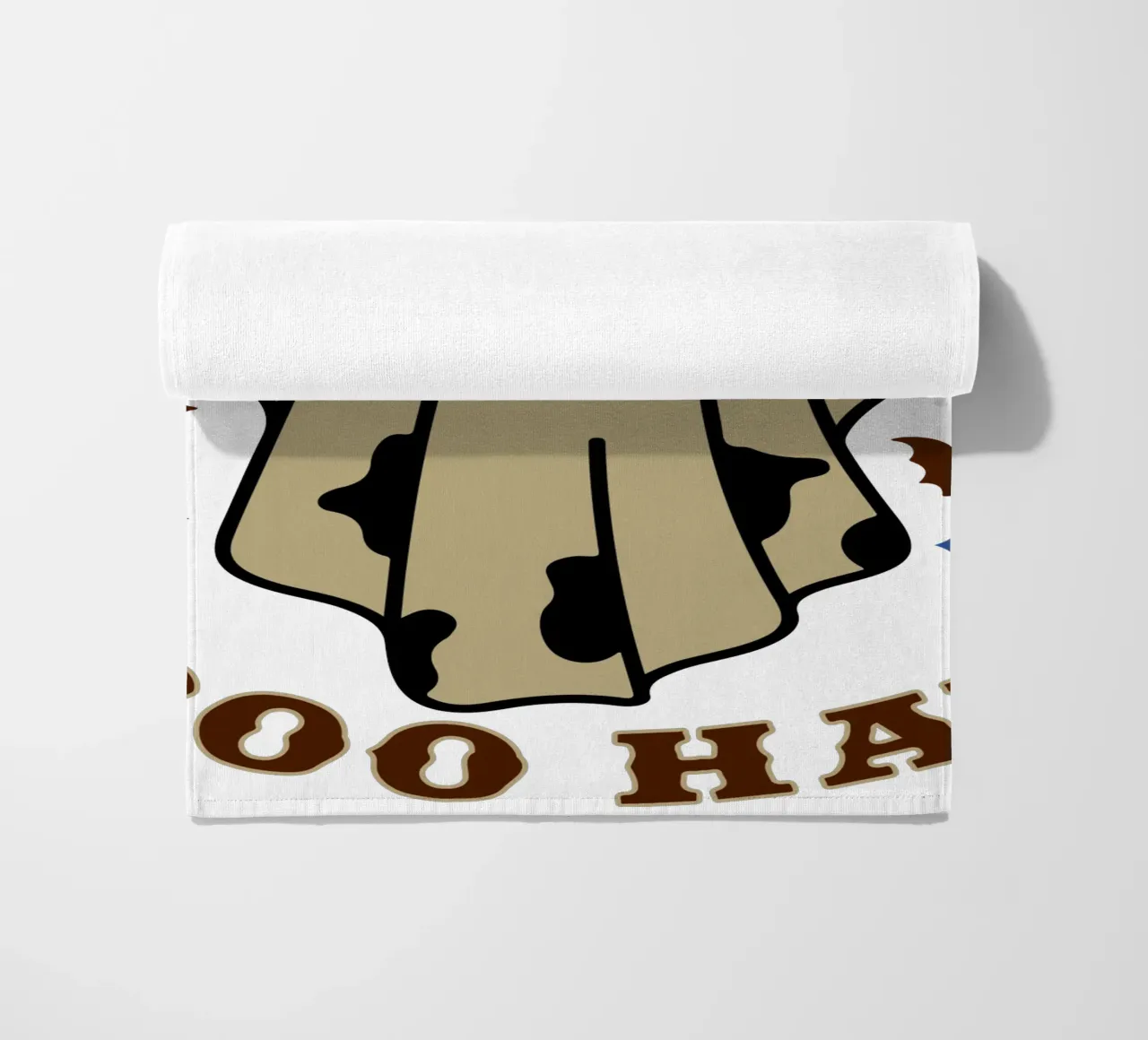 boo haw funny vector toalla de playa de ersanim