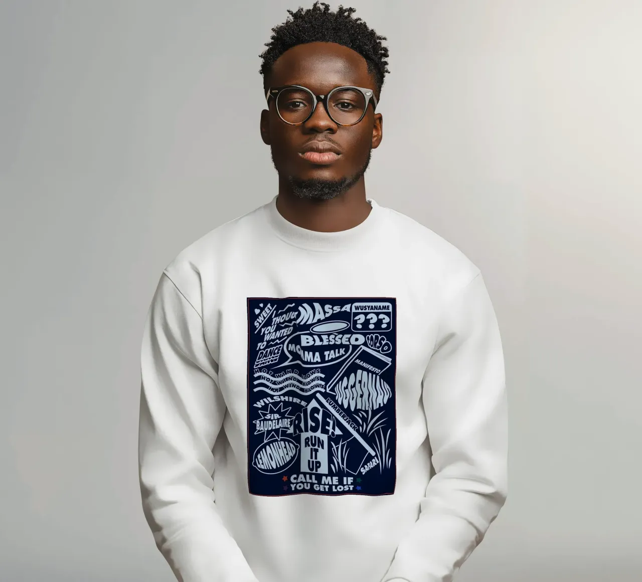 Call Me If You Get Lost Poster sweatshirt van edanfargol