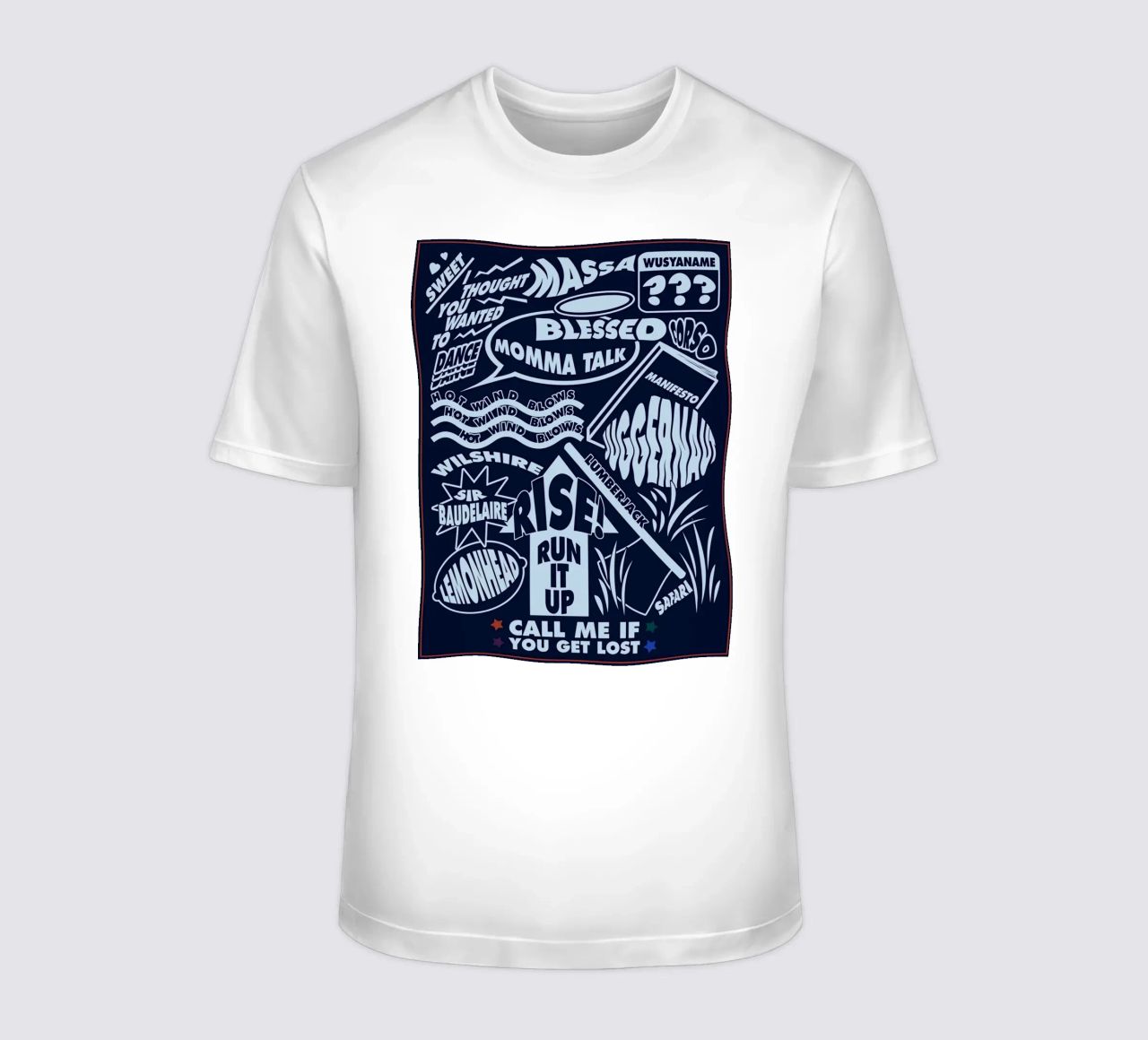 Call Me If You Get Lost Poster T-Shirt von edanfargol
