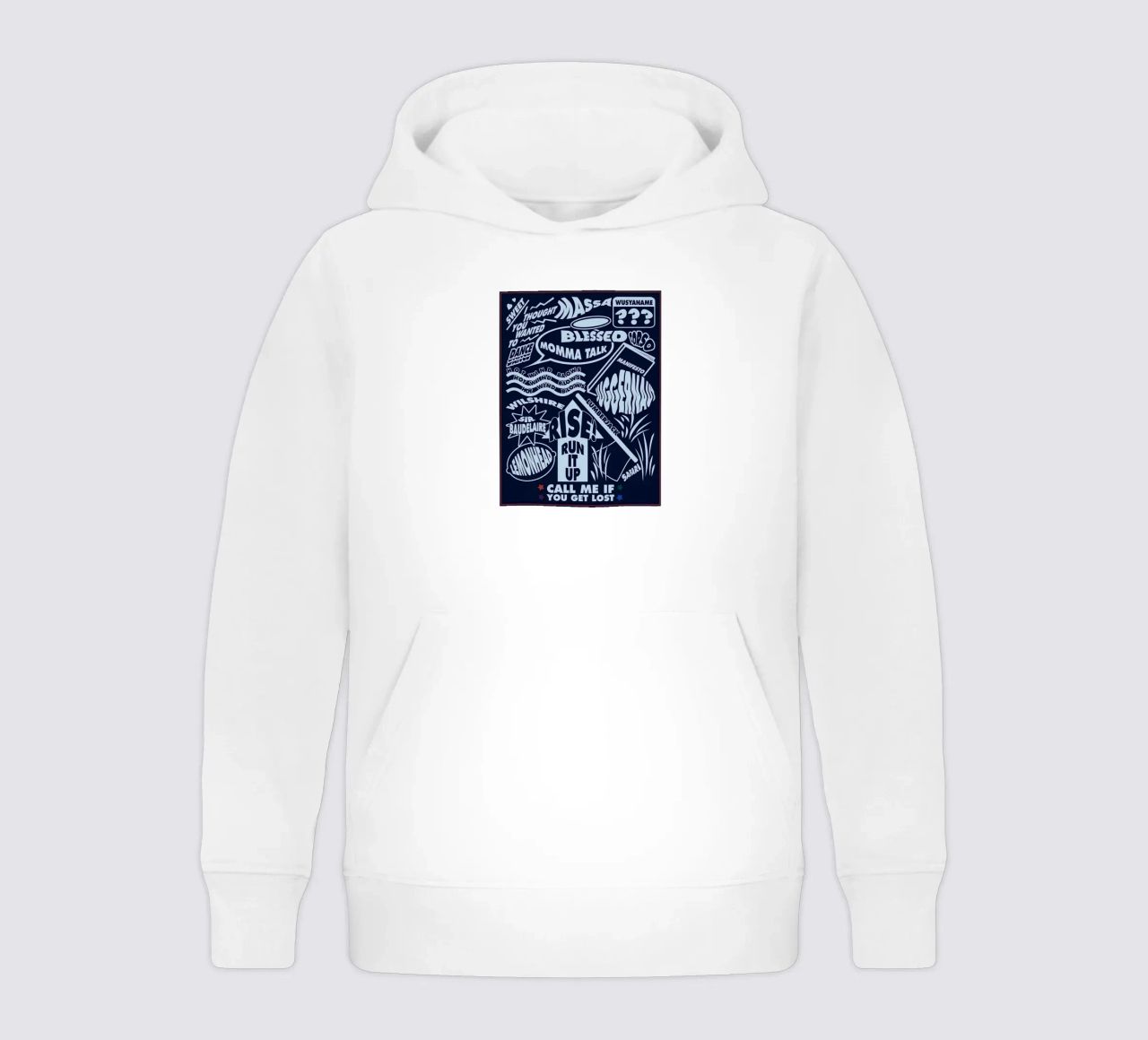Call Me If You Get Lost Poster felpa bambino con cappuccio da edanfargol