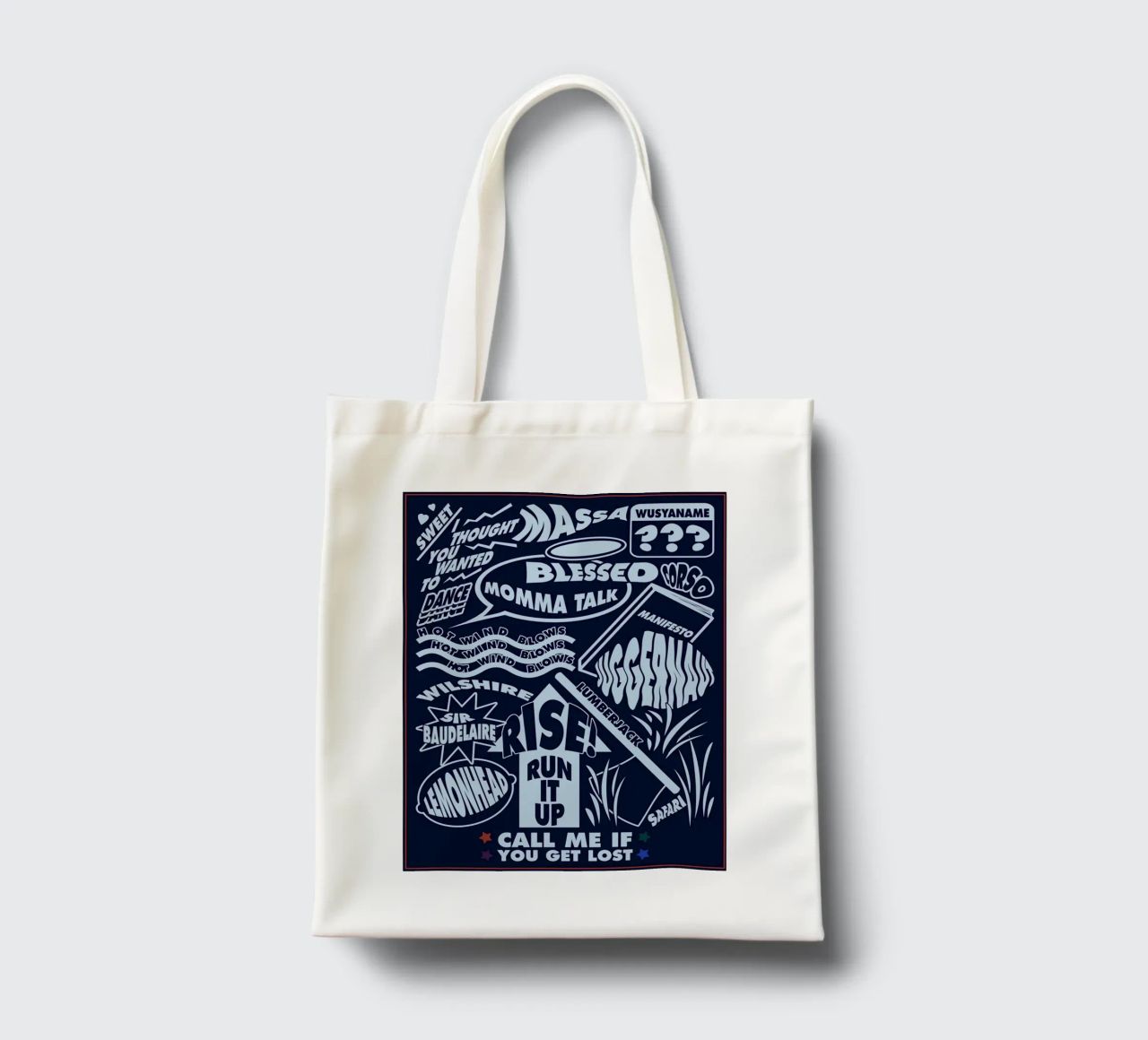 Call Me If You Get Lost Poster borsa in juta da edanfargol
