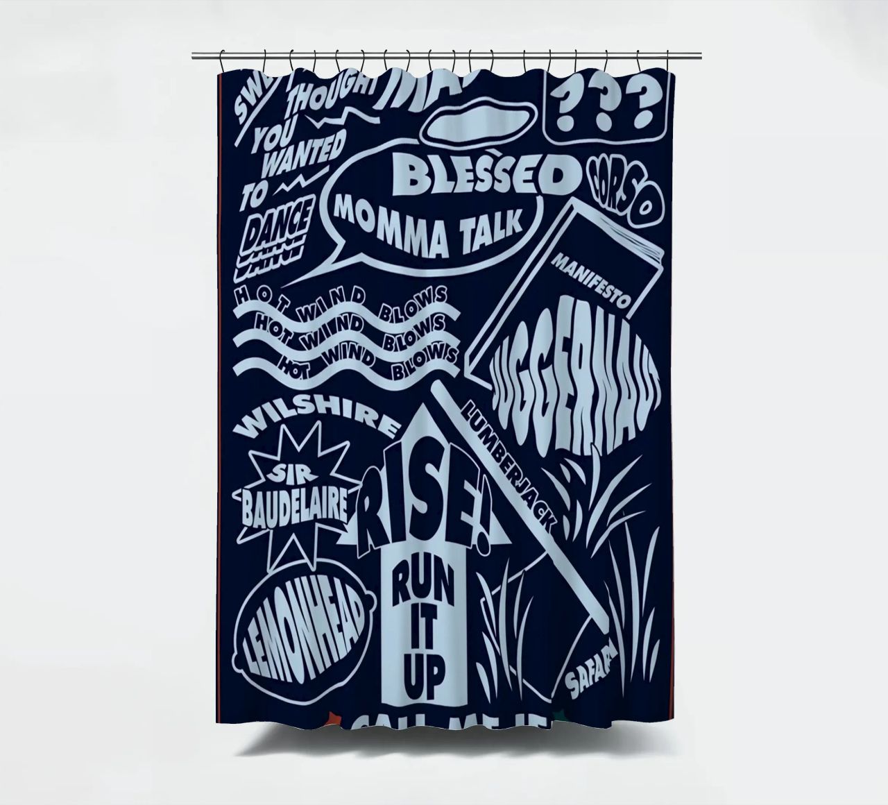Call Me If You Get Lost Poster tenda da doccia da edanfargol