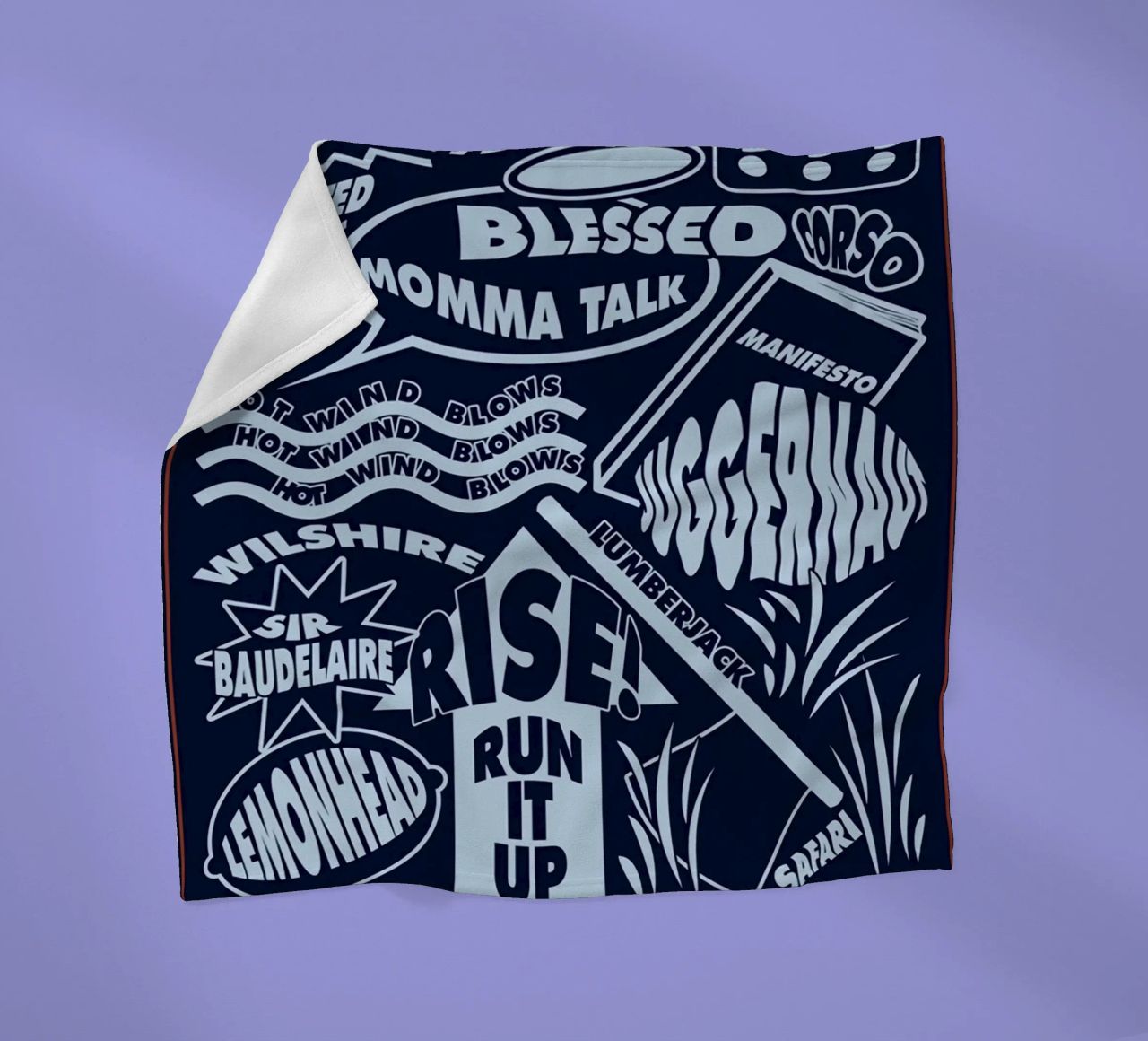 Call Me If You Get Lost Poster coperta in pile da edanfargol