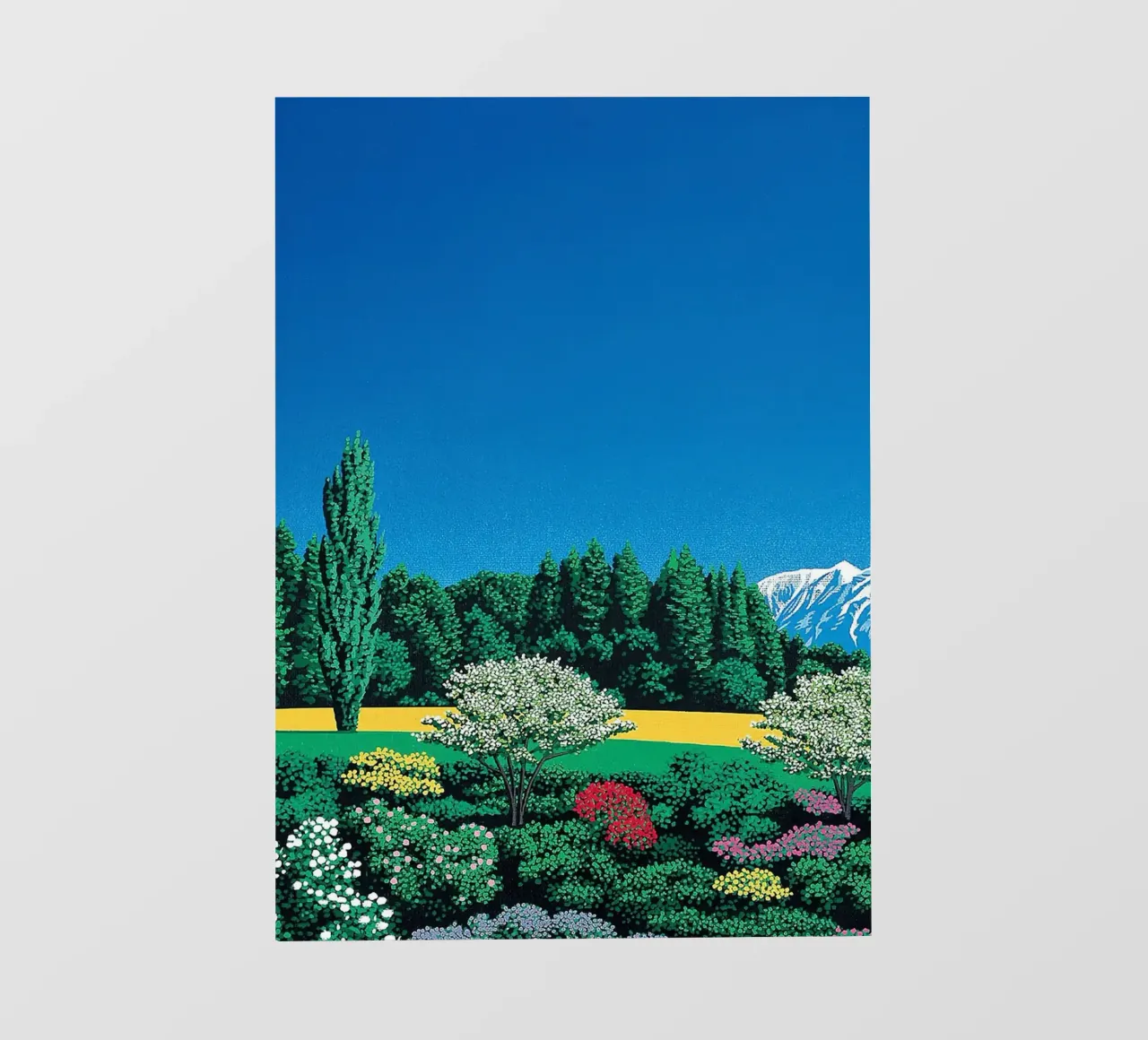Hiroshi Nagai Japanese Landscape pellicola backlit da Best Selling