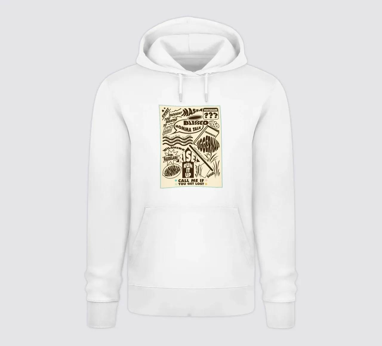 Call Me If You Get Lost Other Version felpa con cappuccio da edanfargol