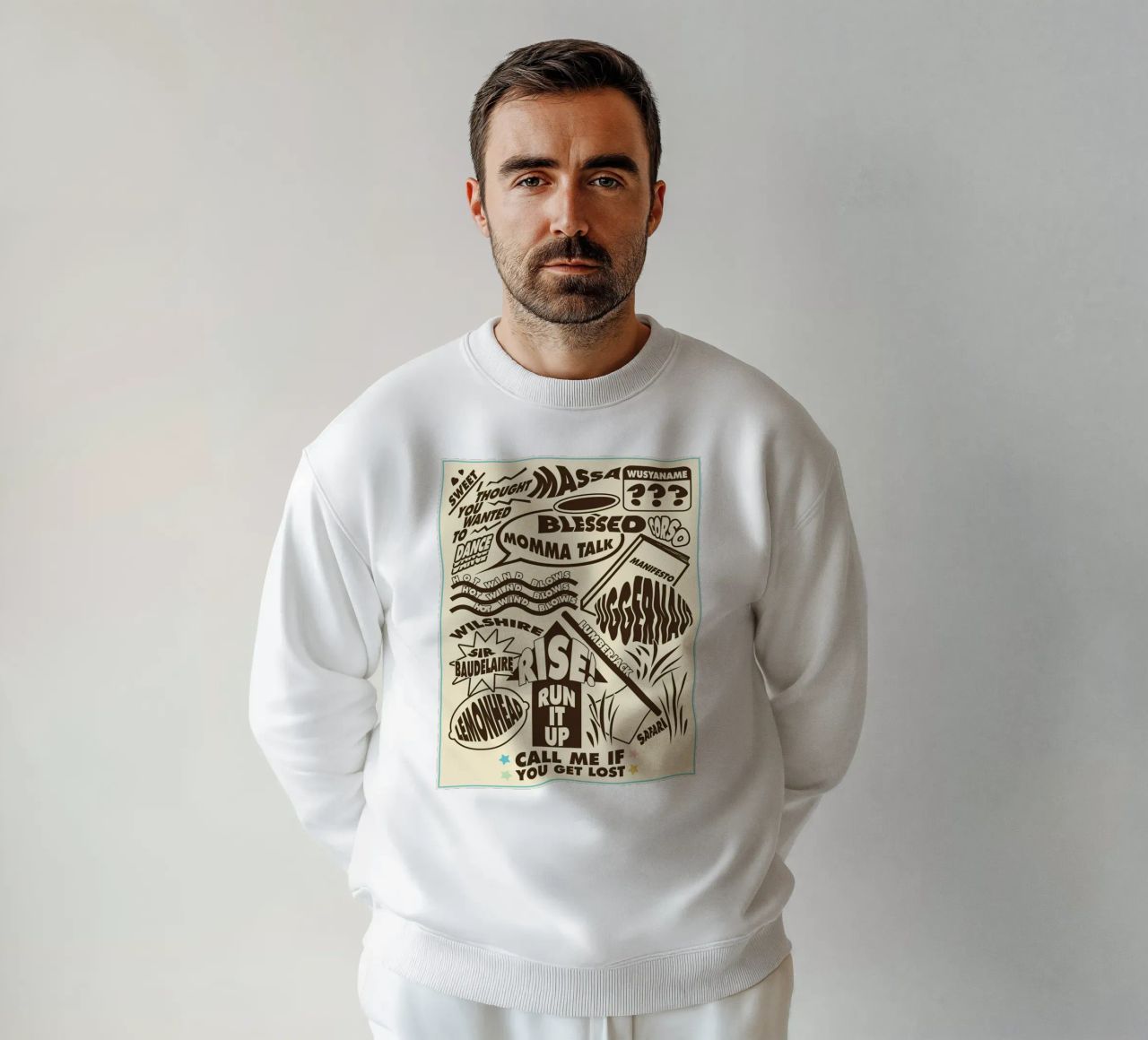 Call Me If You Get Lost Other Version sweatshirt by edanfargol