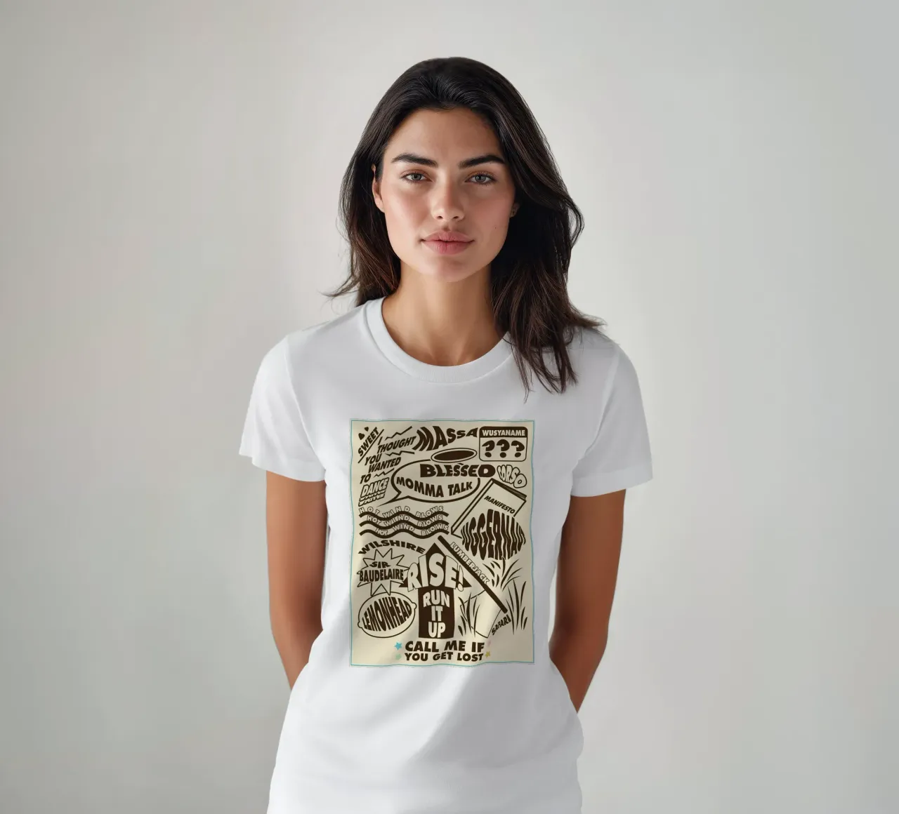 Call Me If You Get Lost Other Version T-Shirt von edanfargol