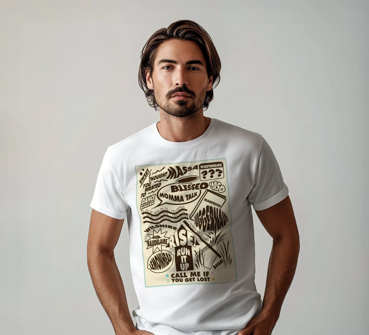 Call Me If You Get Lost Other Version t-shirt by edanfargol