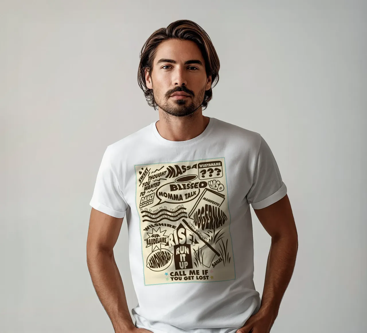 Call Me If You Get Lost Other Version t-shirt da edanfargol