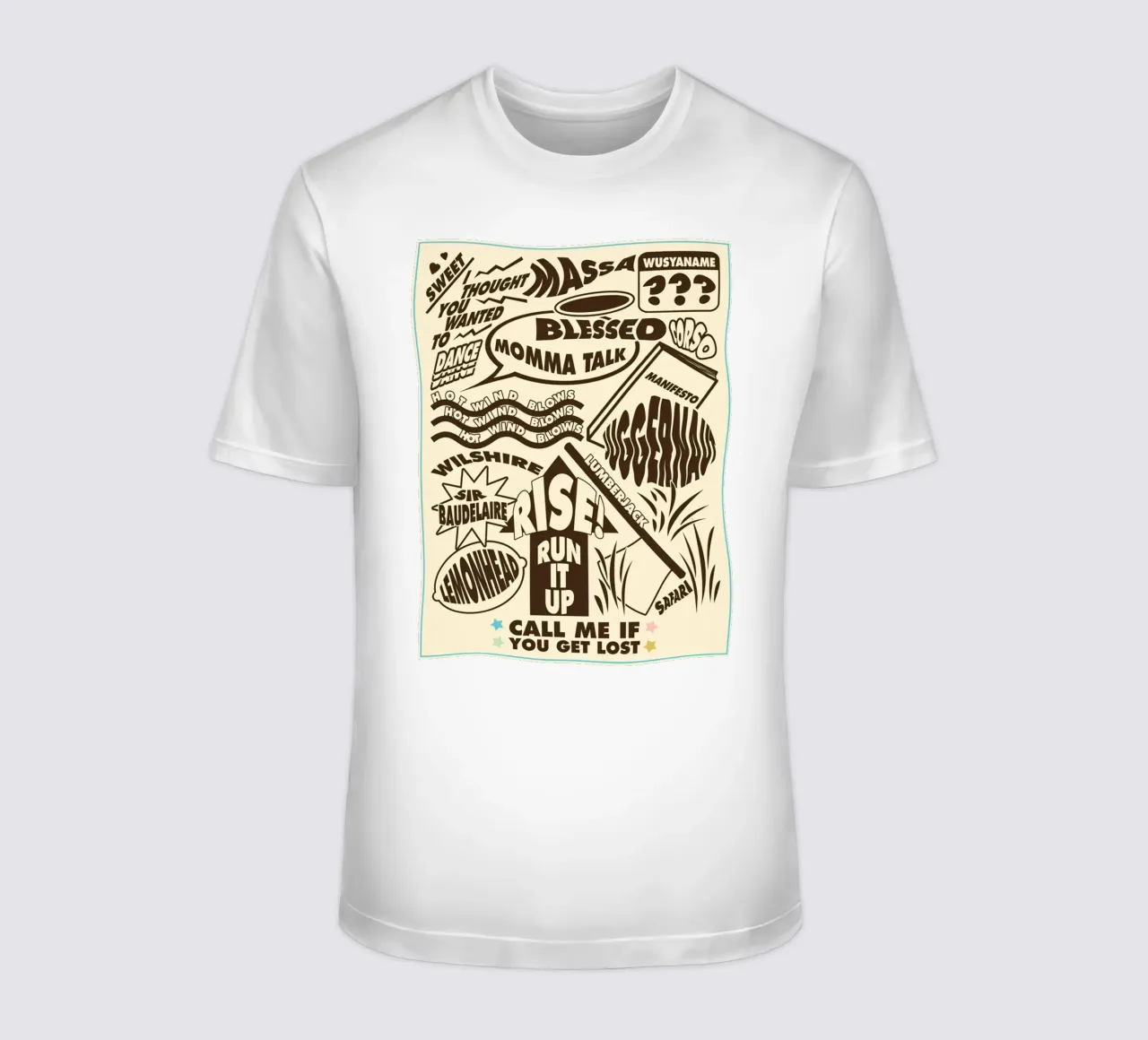 Call Me If You Get Lost Other Version t-shirt da edanfargol