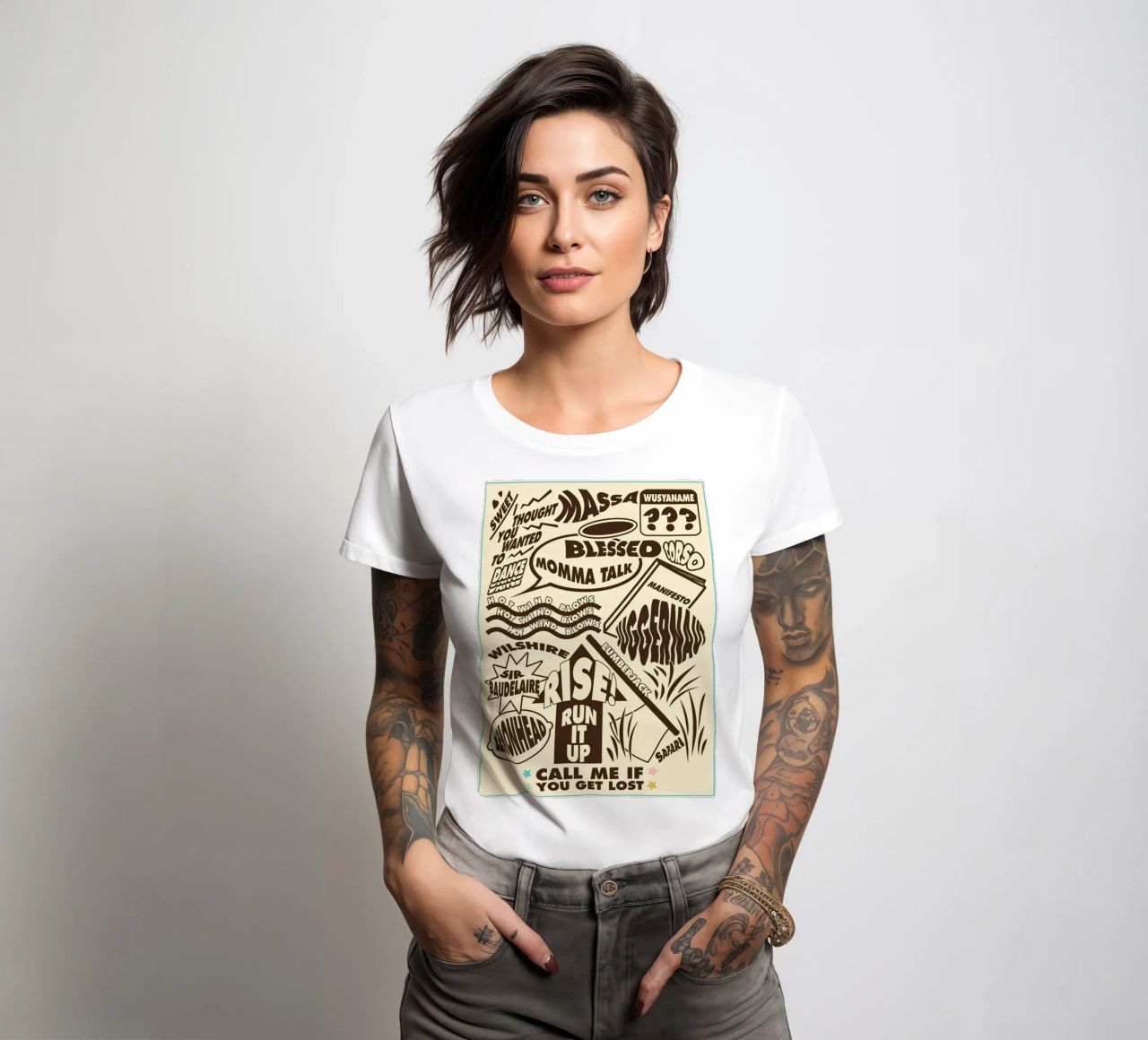 Call Me If You Get Lost Other Version t-shirt da donna da edanfargol