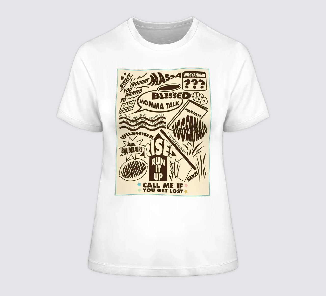 Call Me If You Get Lost Other Version t-shirt da donna da edanfargol