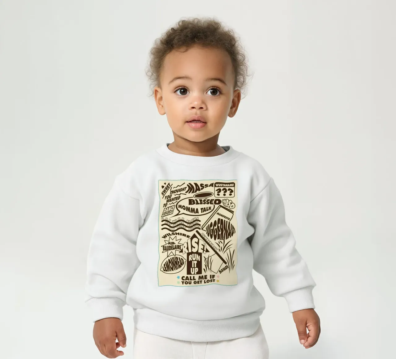 Call Me If You Get Lost Other Version felpa neonato da edanfargol