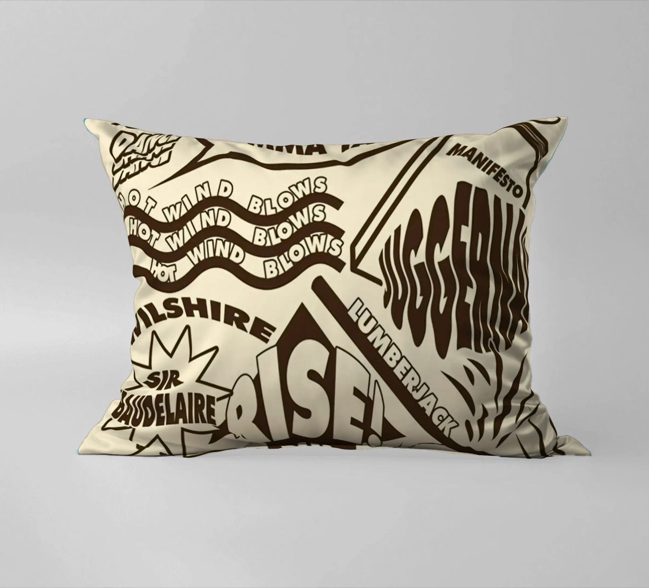 Call Me If You Get Lost Other Version decorative cushion by edanfargol