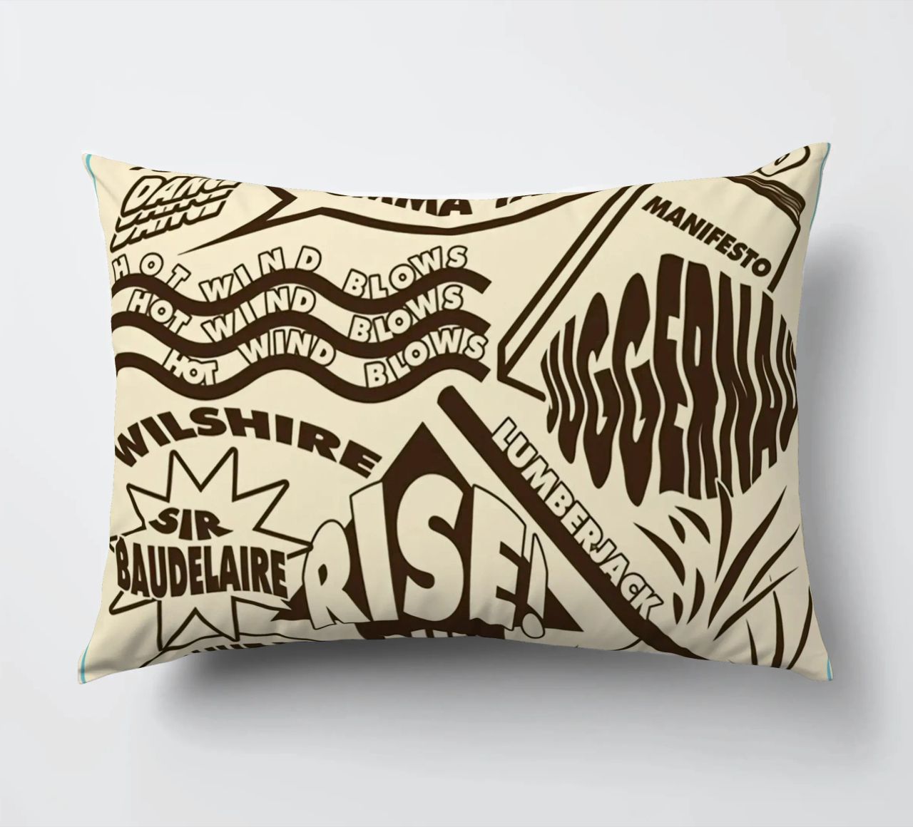 Call Me If You Get Lost Other Version decorative cushion by edanfargol