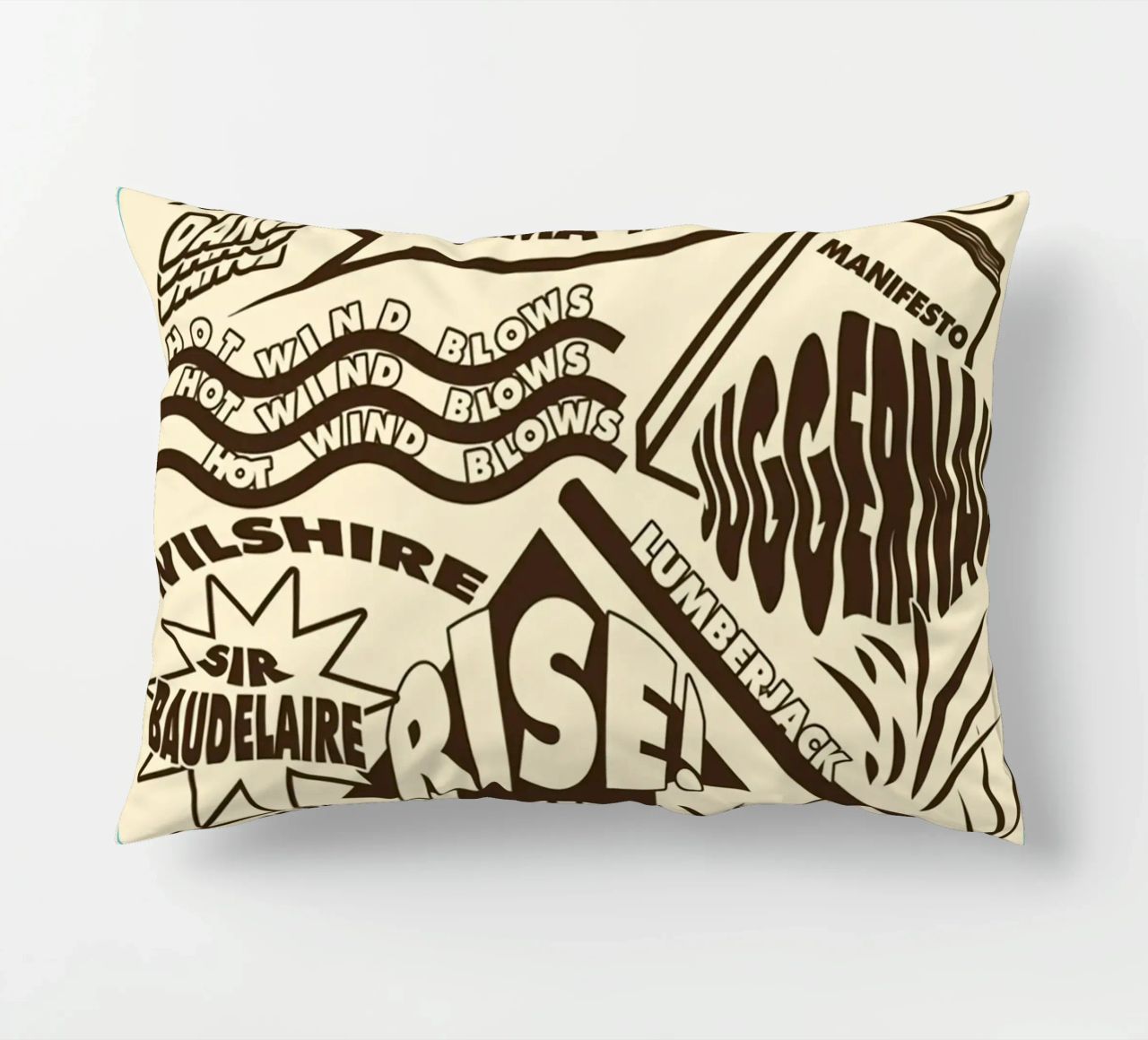 Call Me If You Get Lost Other Version decorative cushion by edanfargol