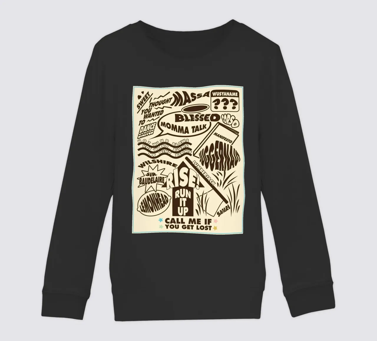 Call Me If You Get Lost Other Version felpa bambino da edanfargol