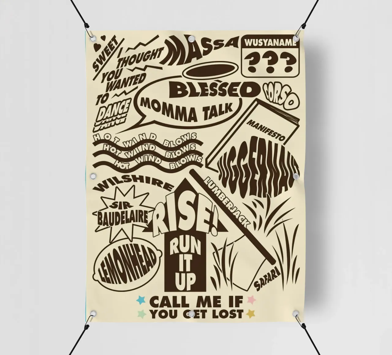 Call Me If You Get Lost Other Version telo in pvc da edanfargol