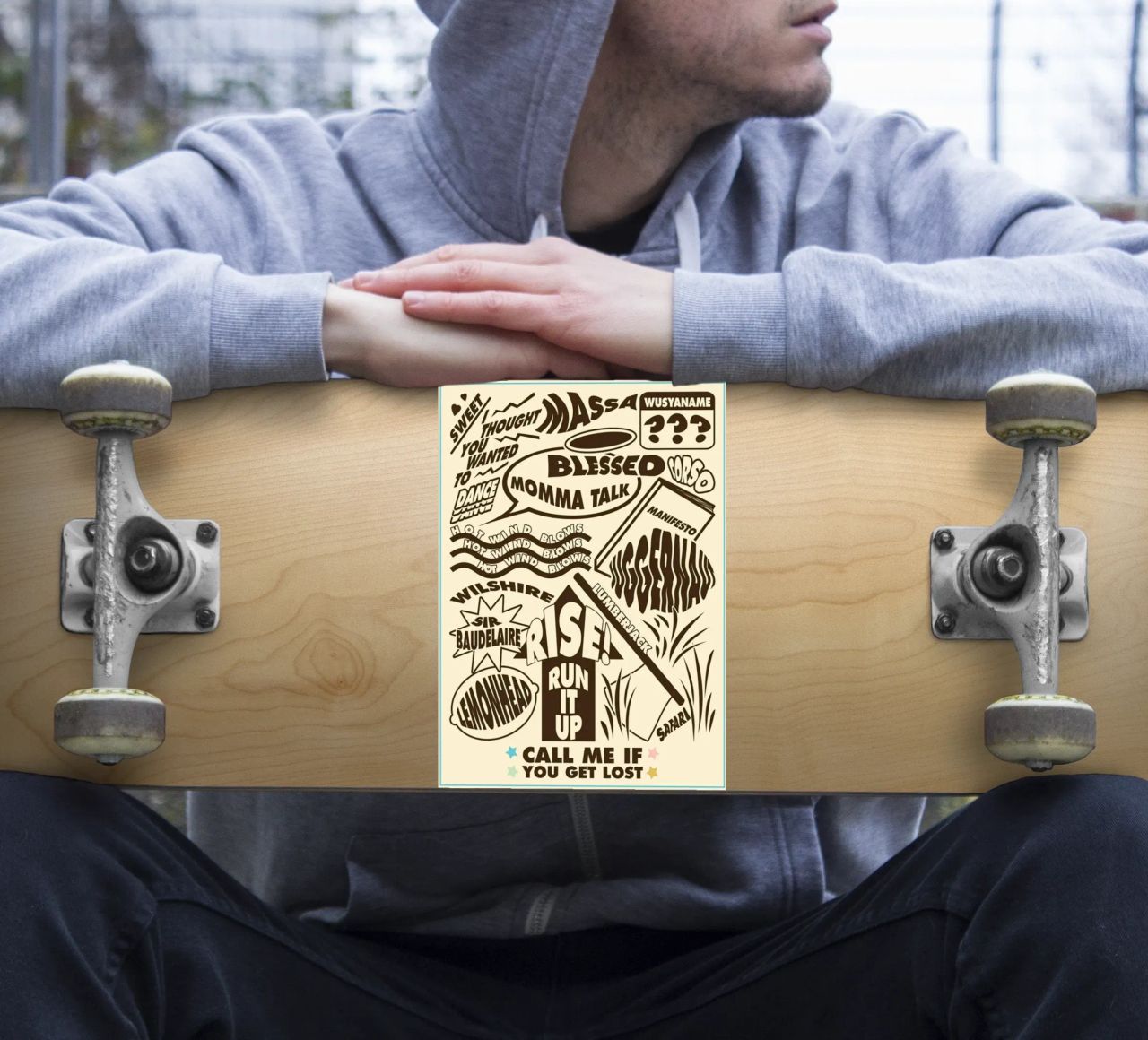 Call Me If You Get Lost Other Version Sticker von edanfargol