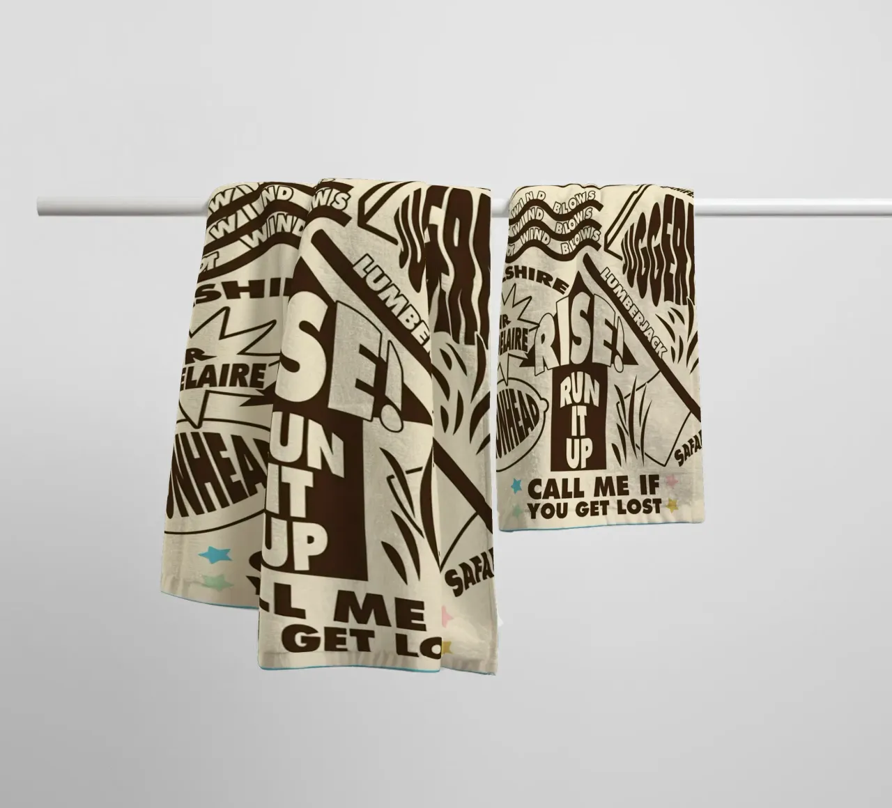 Call Me If You Get Lost Other Version asciugamano da bagno da edanfargol