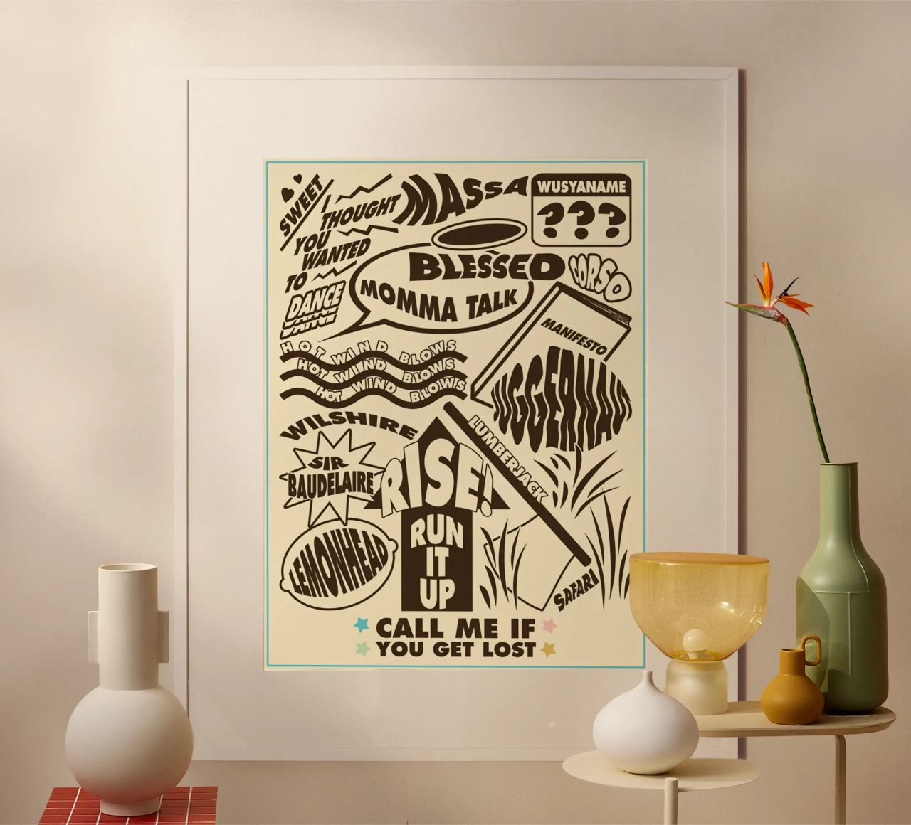 Call Me If You Get Lost Other Version poster by edanfargol