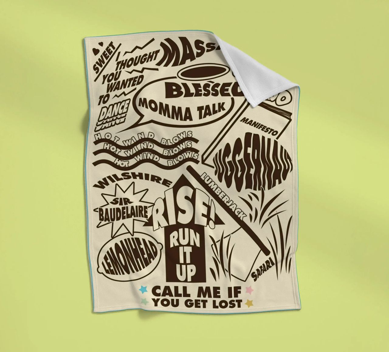 Call Me If You Get Lost Other Version coperta in pile da edanfargol
