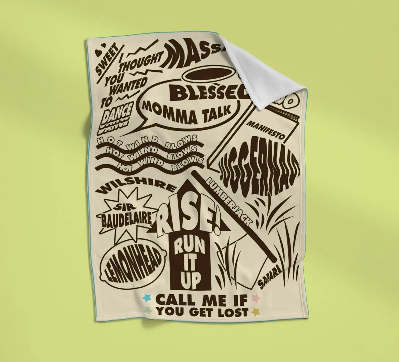 Call Me If You Get Lost Other Version Fleecedecke von edanfargol