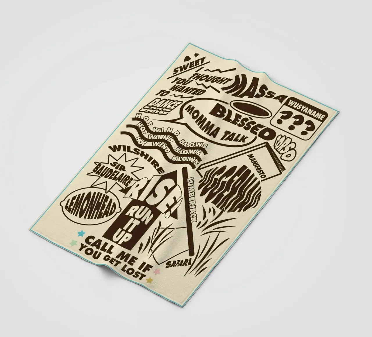 Call Me If You Get Lost Other Version Fleecedecke von edanfargol