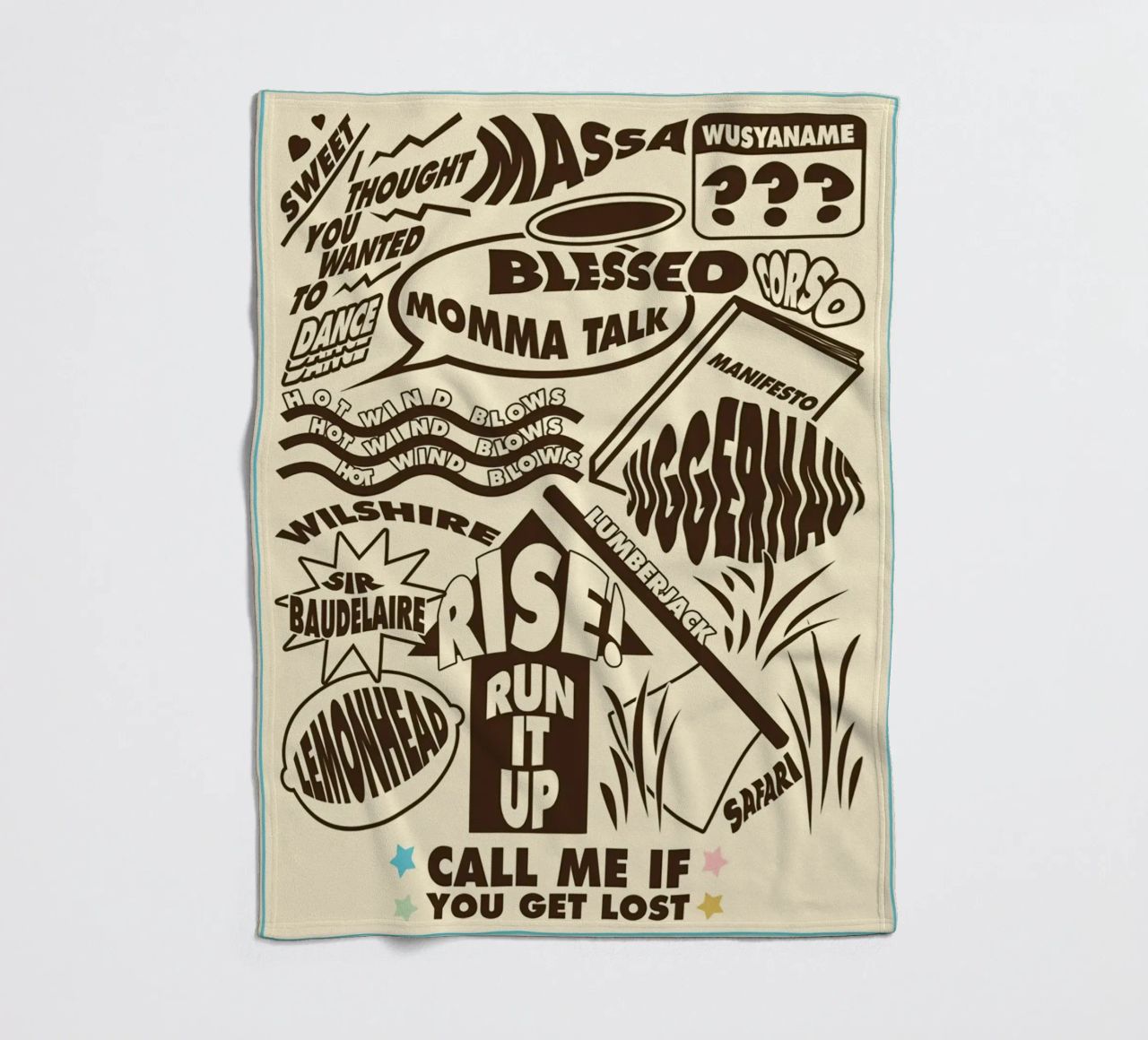 Call Me If You Get Lost Other Version coperta in pile da edanfargol