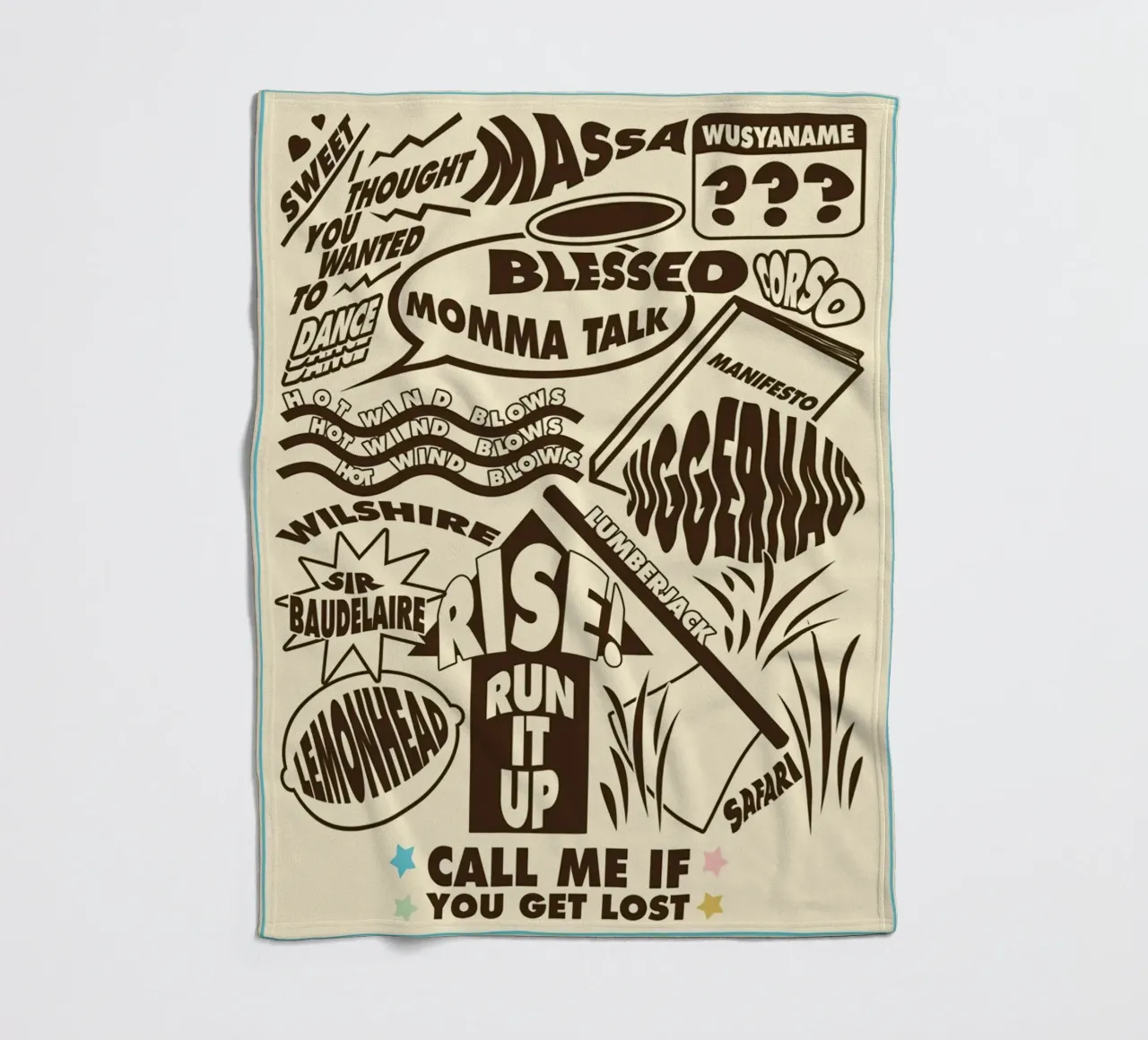 Call Me If You Get Lost Other Version coperta in pile da edanfargol