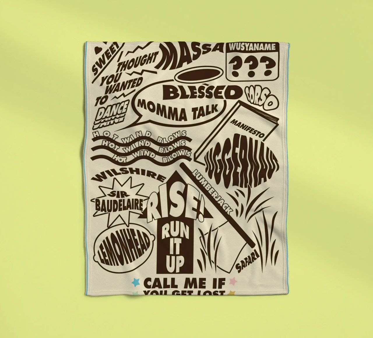 Call Me If You Get Lost Other Version coperta in pile da edanfargol