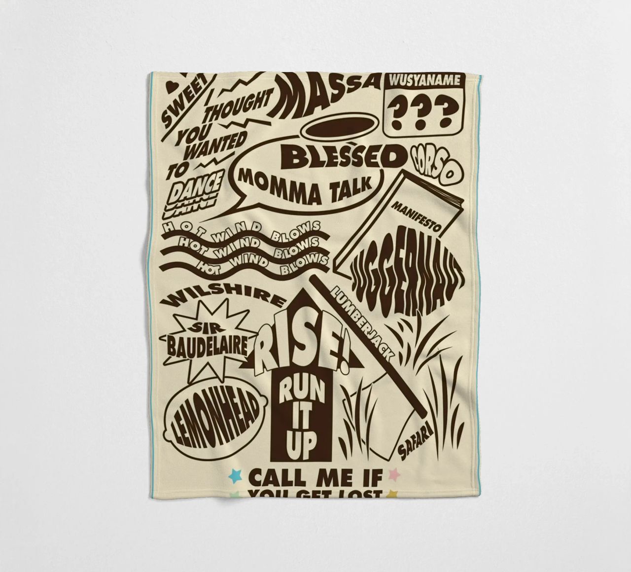Call Me If You Get Lost Other Version coperta in pile da edanfargol