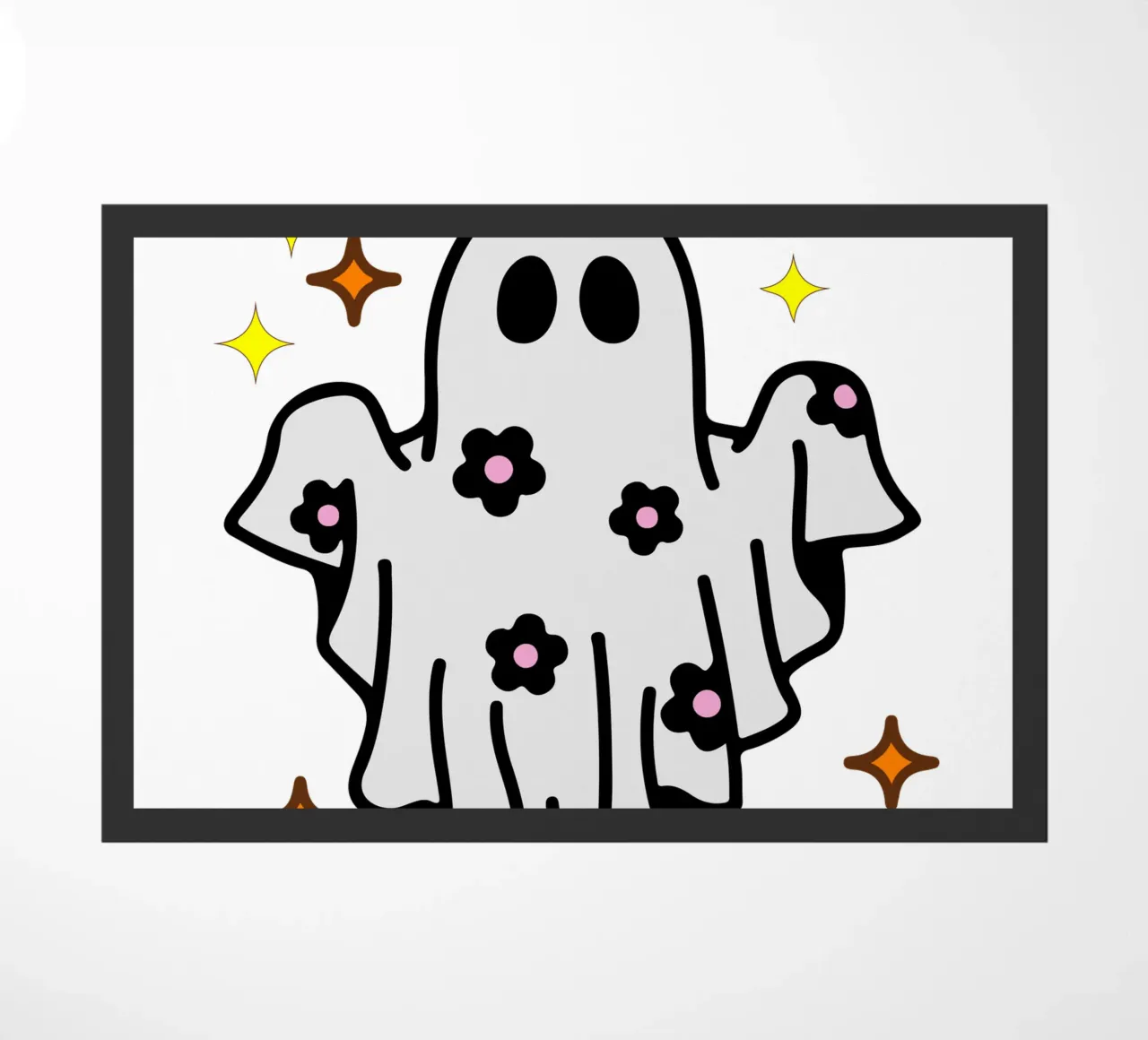 boo y all grappig halloween deurmat van ersanim