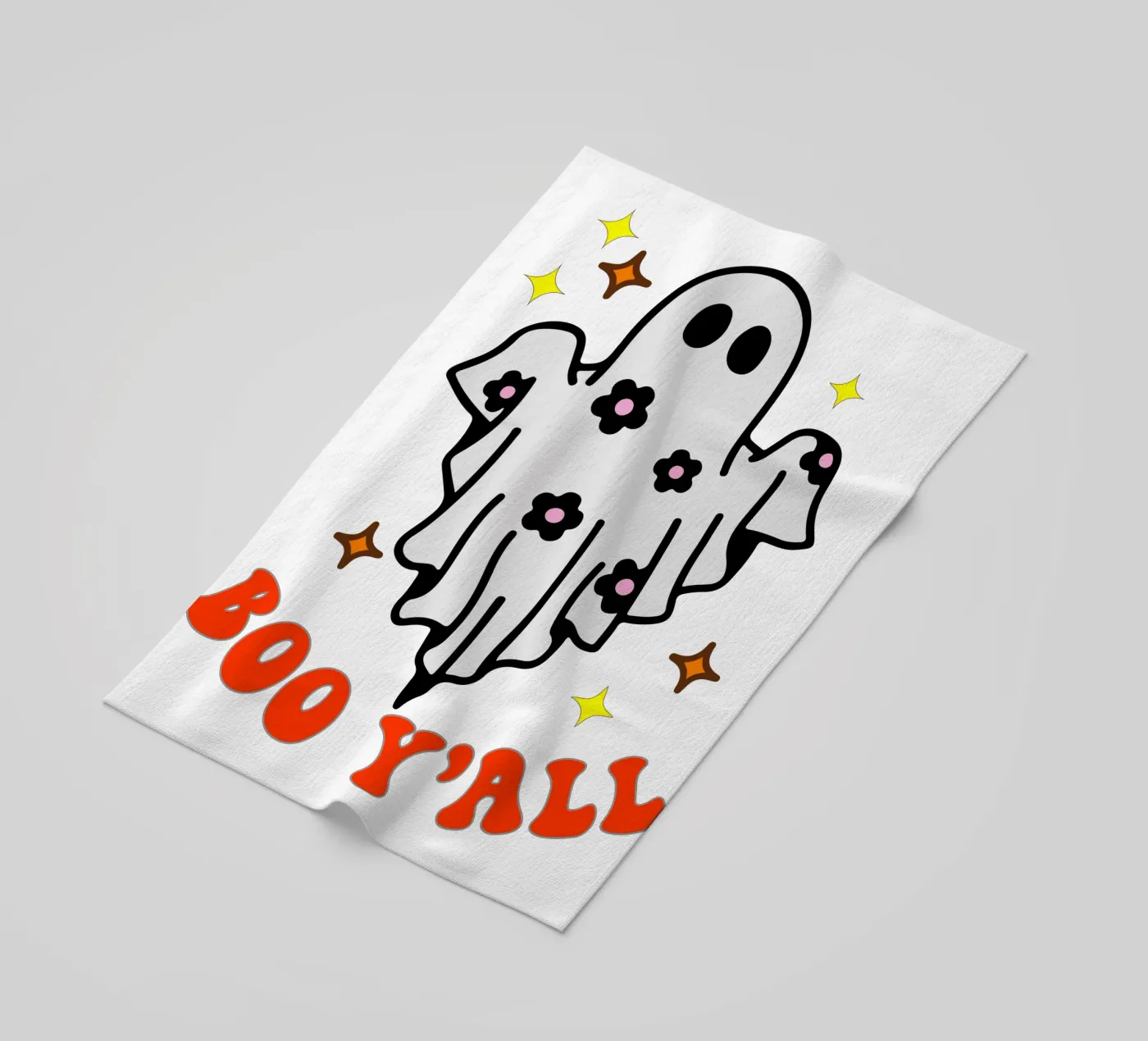 boo y all funny halloween Strandtuch von ersanim