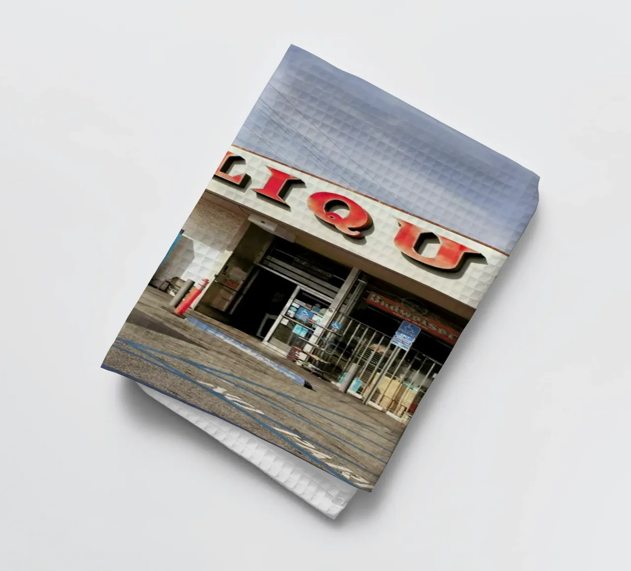Liquor Store Santa Monica theedoek van Marc Gruninger